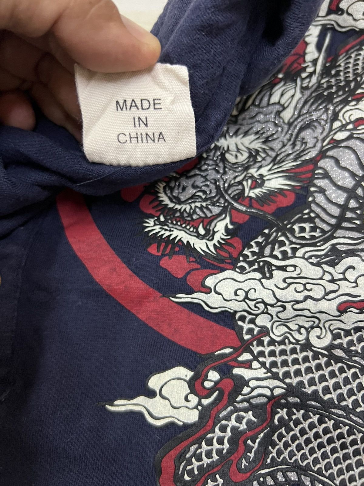 Other Dragon Red Circular Pattern Floral Motif Art Polo Shirt Size US M / EU 48-50 / 2 - 8 Thumbnail