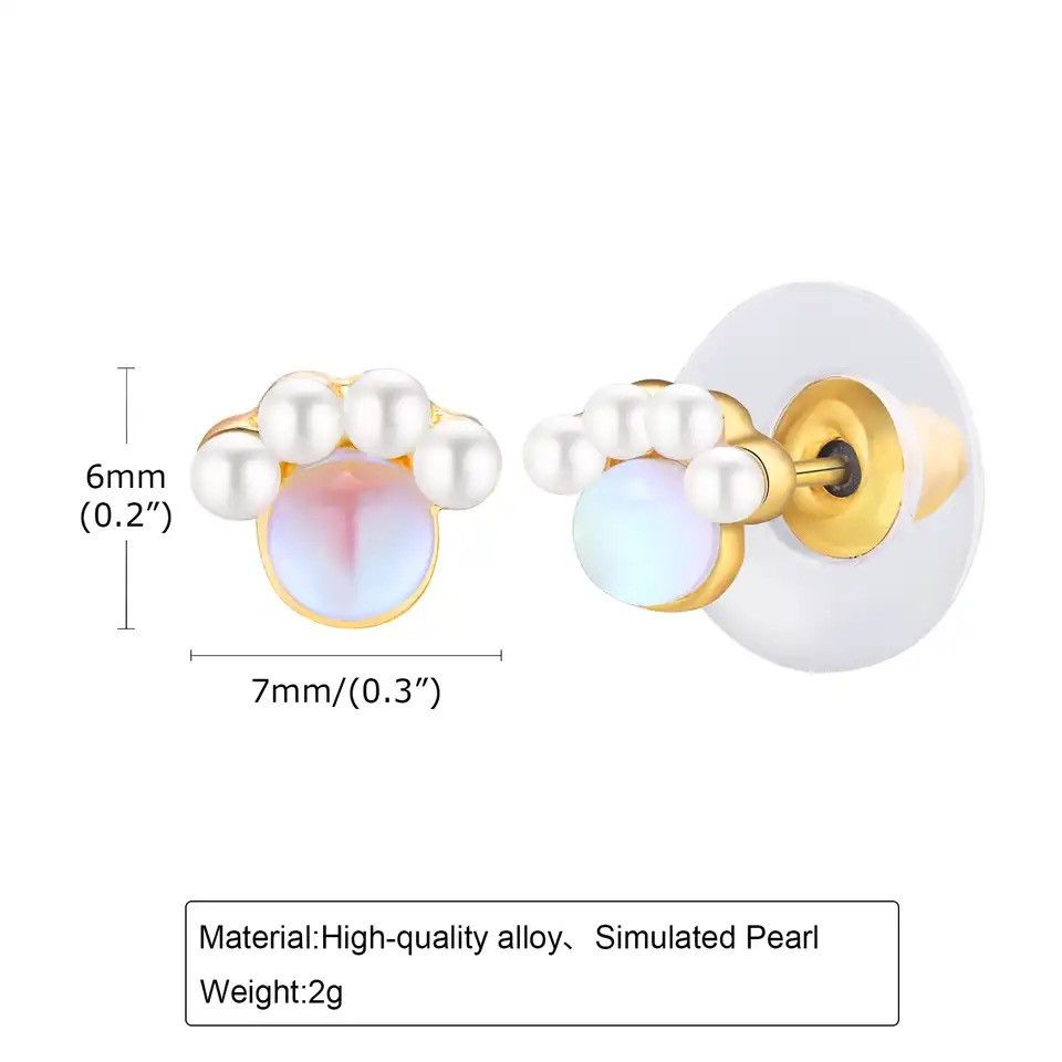 Other Cute Fat Foot Stud Earrings Size ONE SIZE - 2 Thumbnail
