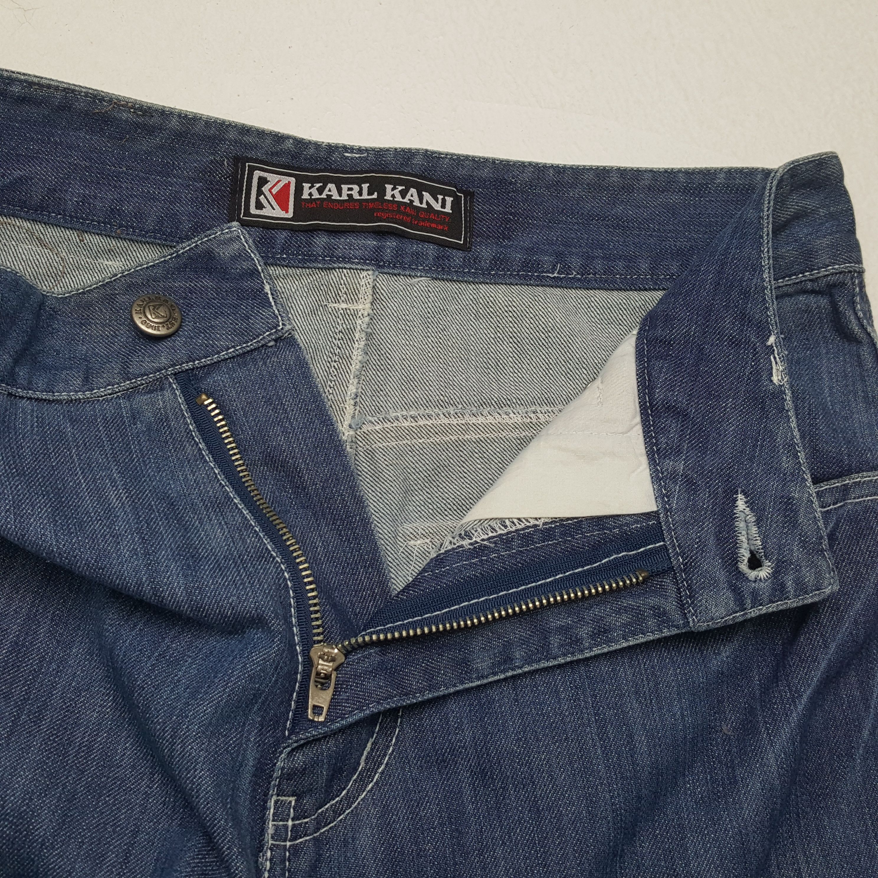 Karl Kani × Vintage KARL KANI Streetwear Skateboard Style Jeans Size US 27 - 12 Thumbnail