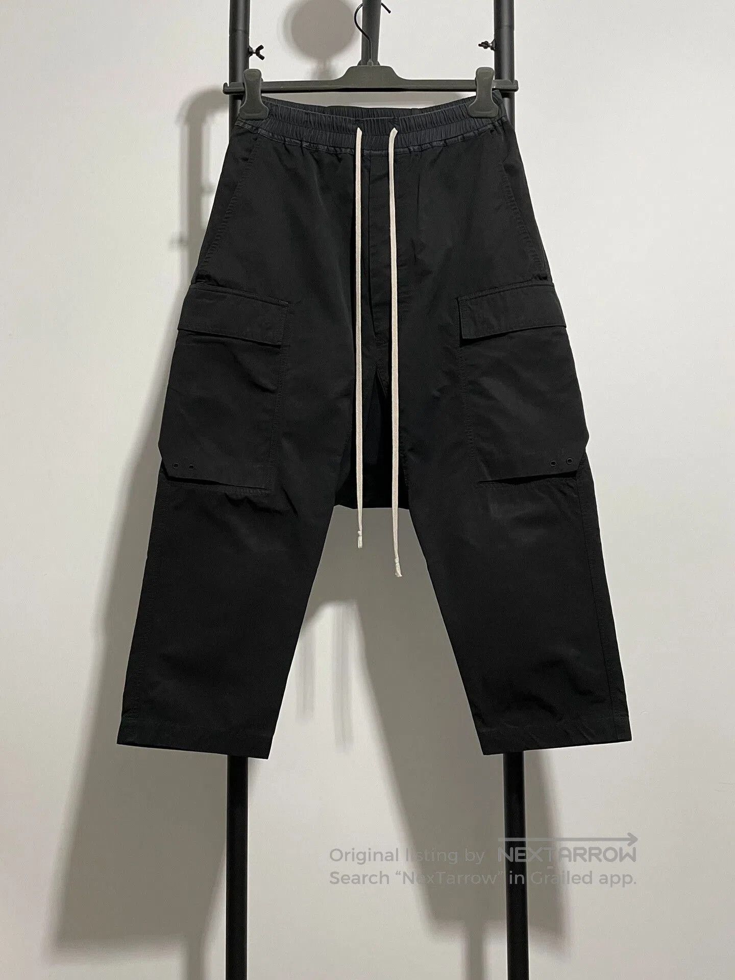 Rick Owens black rick owens cargo pants size 46. Size US 36 / EU 52 - 1 Thumbnail