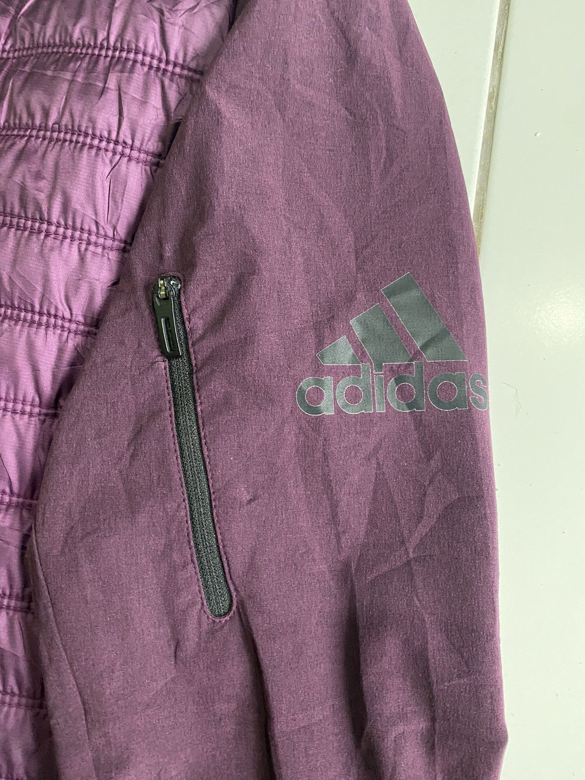 Adidas Adidas Insulated Quilted Zip up purple Jacket Size M / US 6-8 / IT 42-44 - 7 Thumbnail