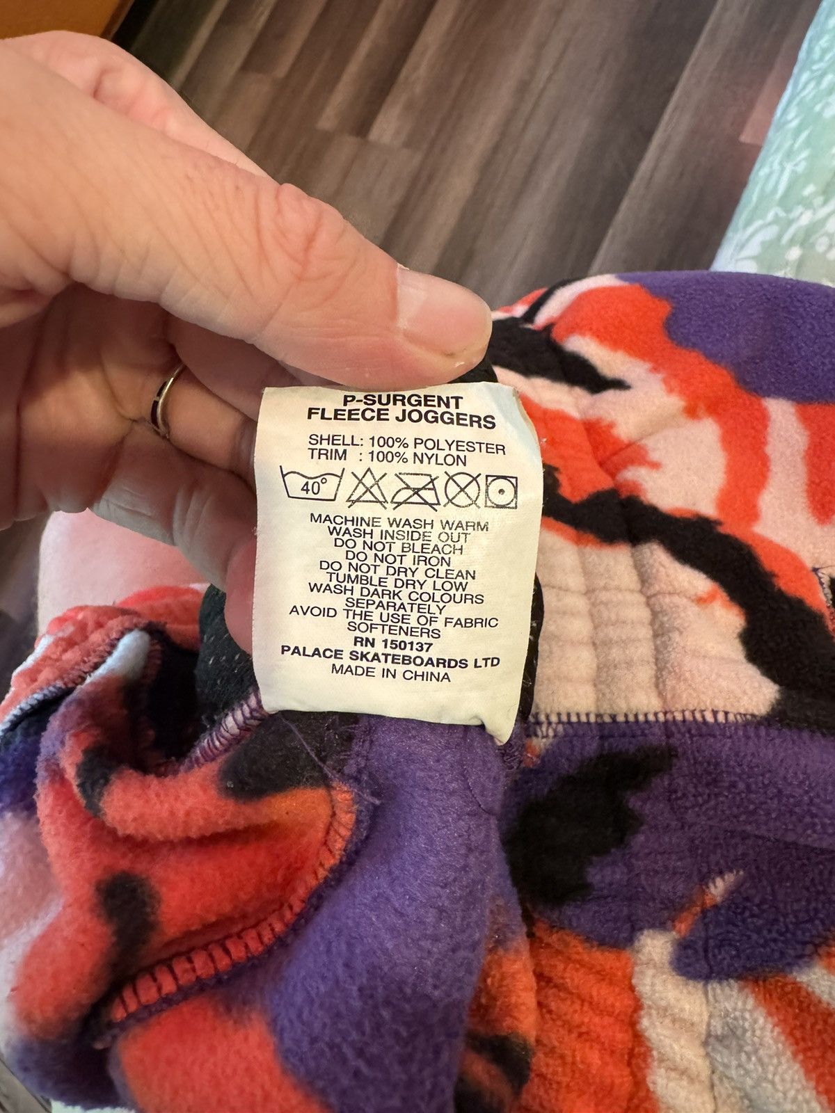 Palace Palace Multi Fleece Joggers Size US 28 / EU 44 - 5 Thumbnail
