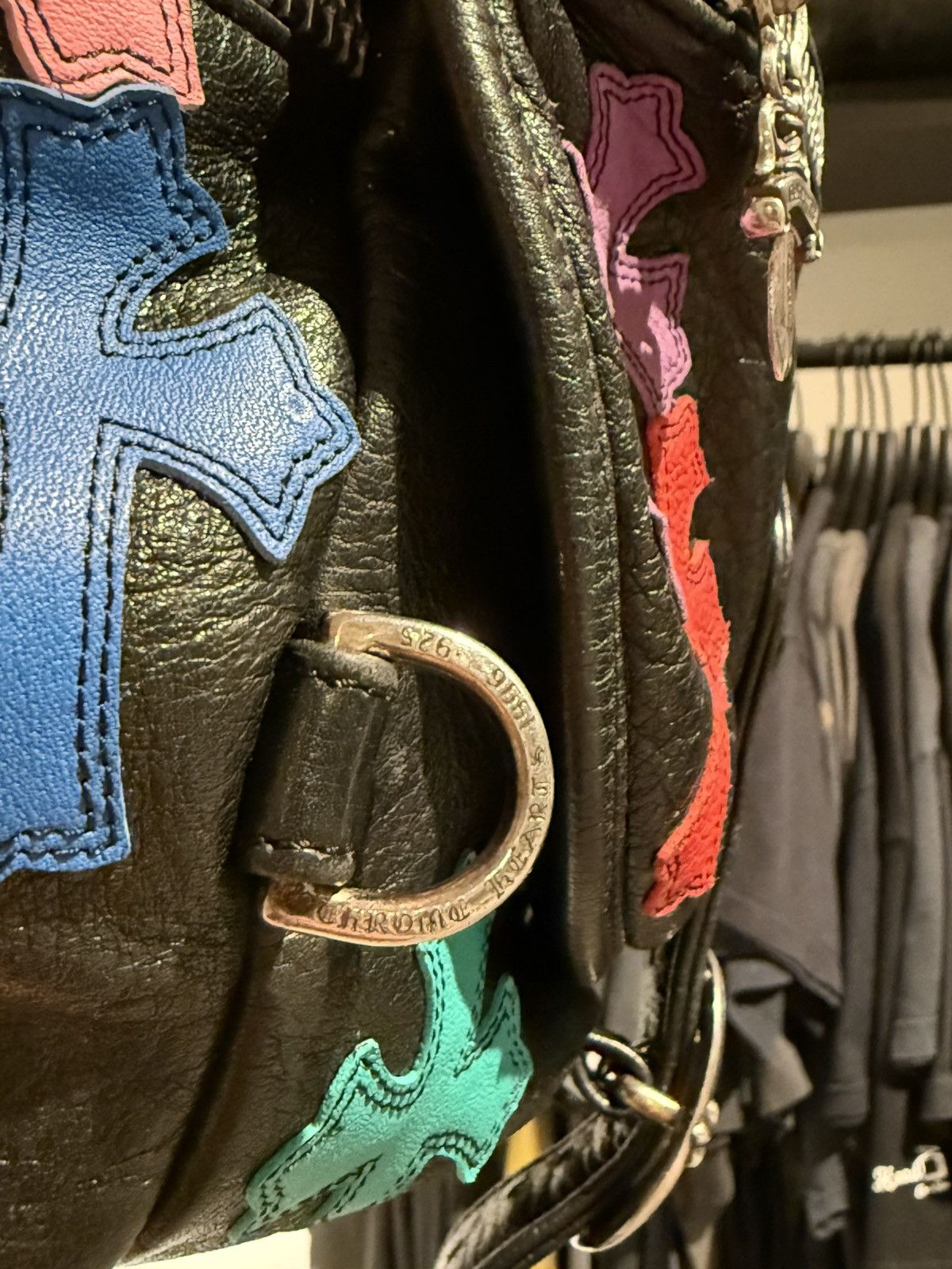 Chrome Hearts XXL SNAT BAG FLOODED RAINBOW Size ONE SIZE - 9 Thumbnail