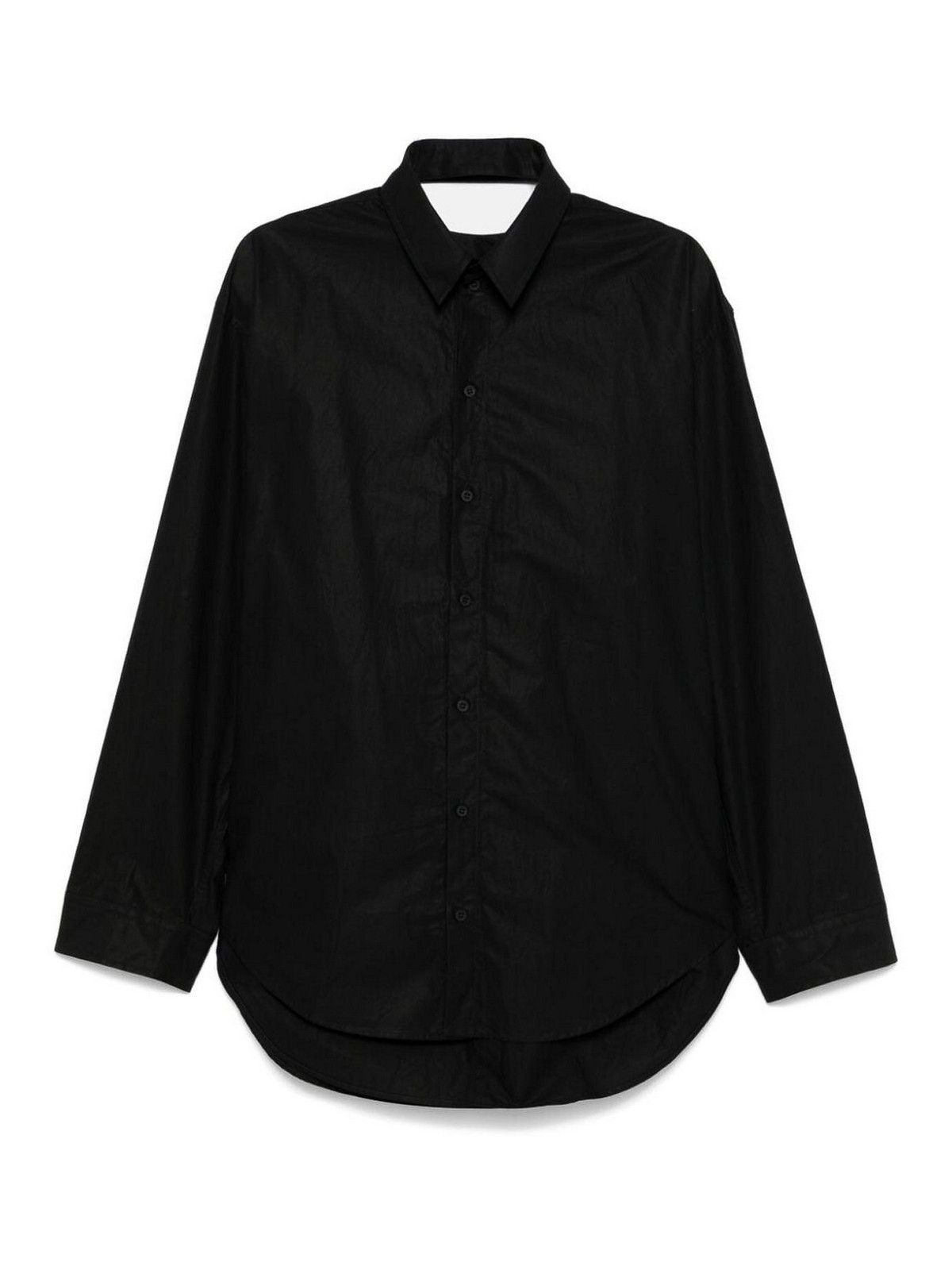 Balenciaga oc11z0426 Suspended Shirt Dress in Black Size S / US 4 / IT 40 - 2 Thumbnail