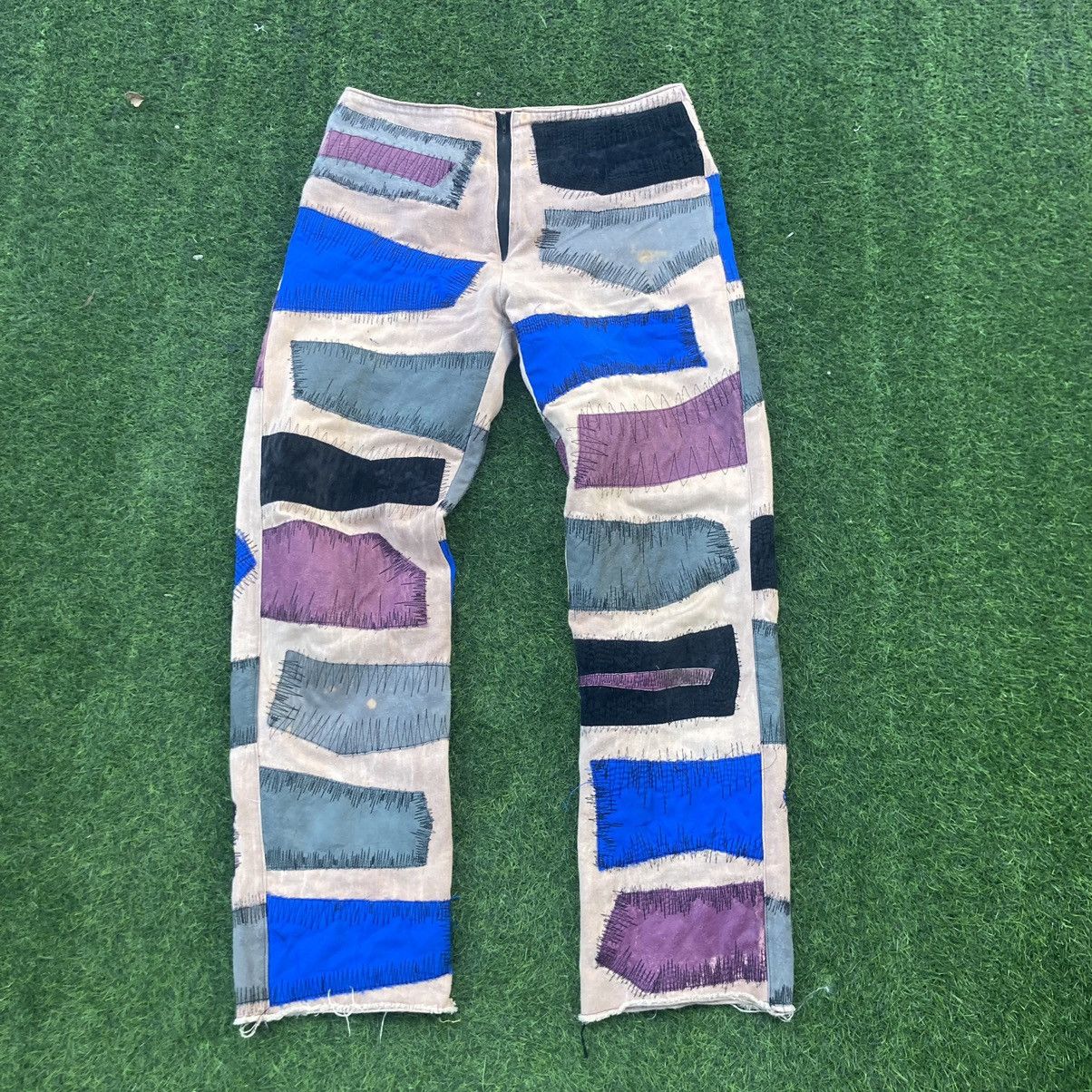 Hysteric Glamour × If Only Was True CUSTOM PATCHWORK PANTS Size US 29 - 1 Thumbnail
