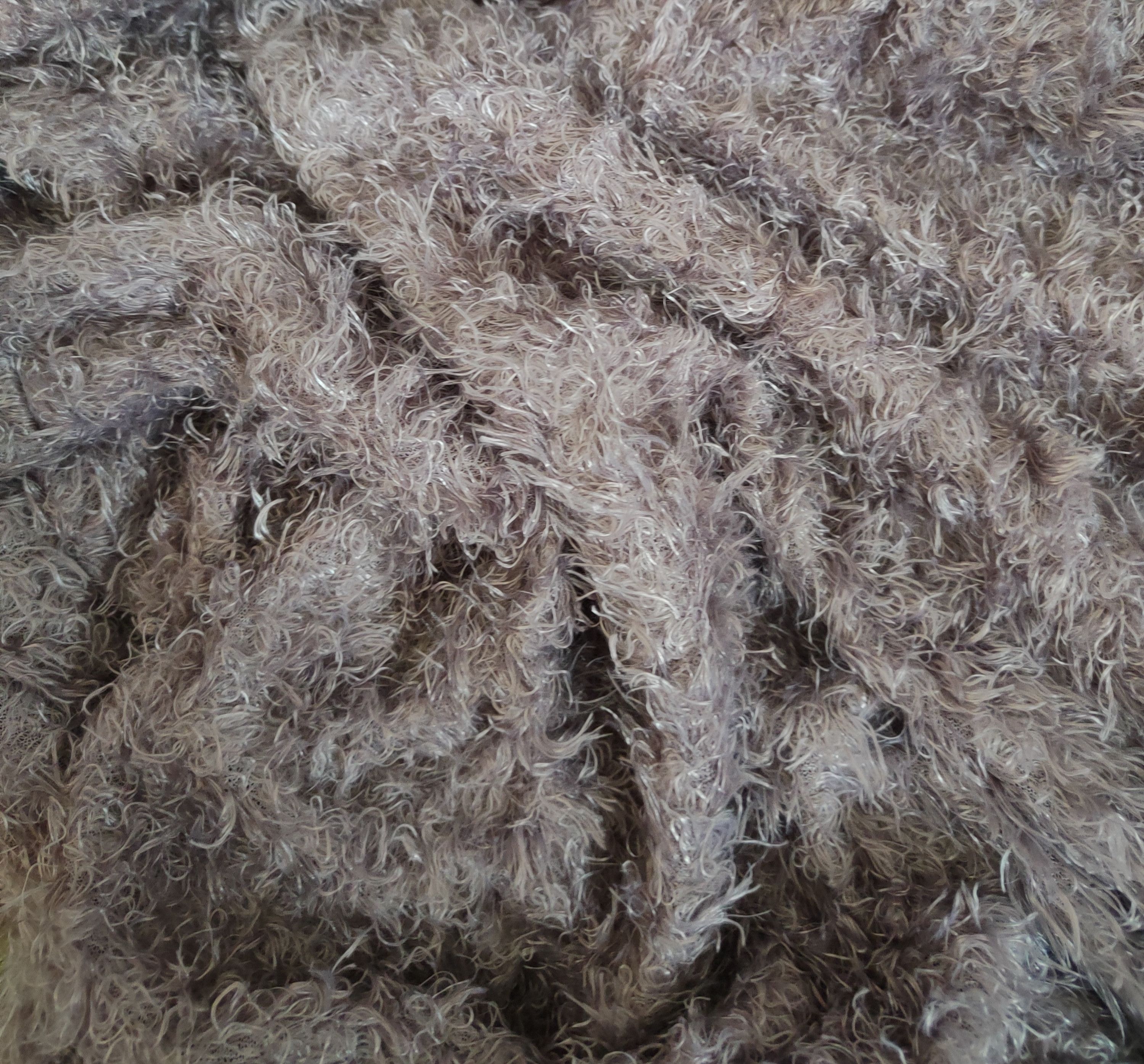 Homespun Knitwear × Japanese Brand × Vintage Japanese Brand Purple Shag Shaggy Fur Mohair Knitwear #S2186 Size S / US 4 / IT 40 - 10 Thumbnail