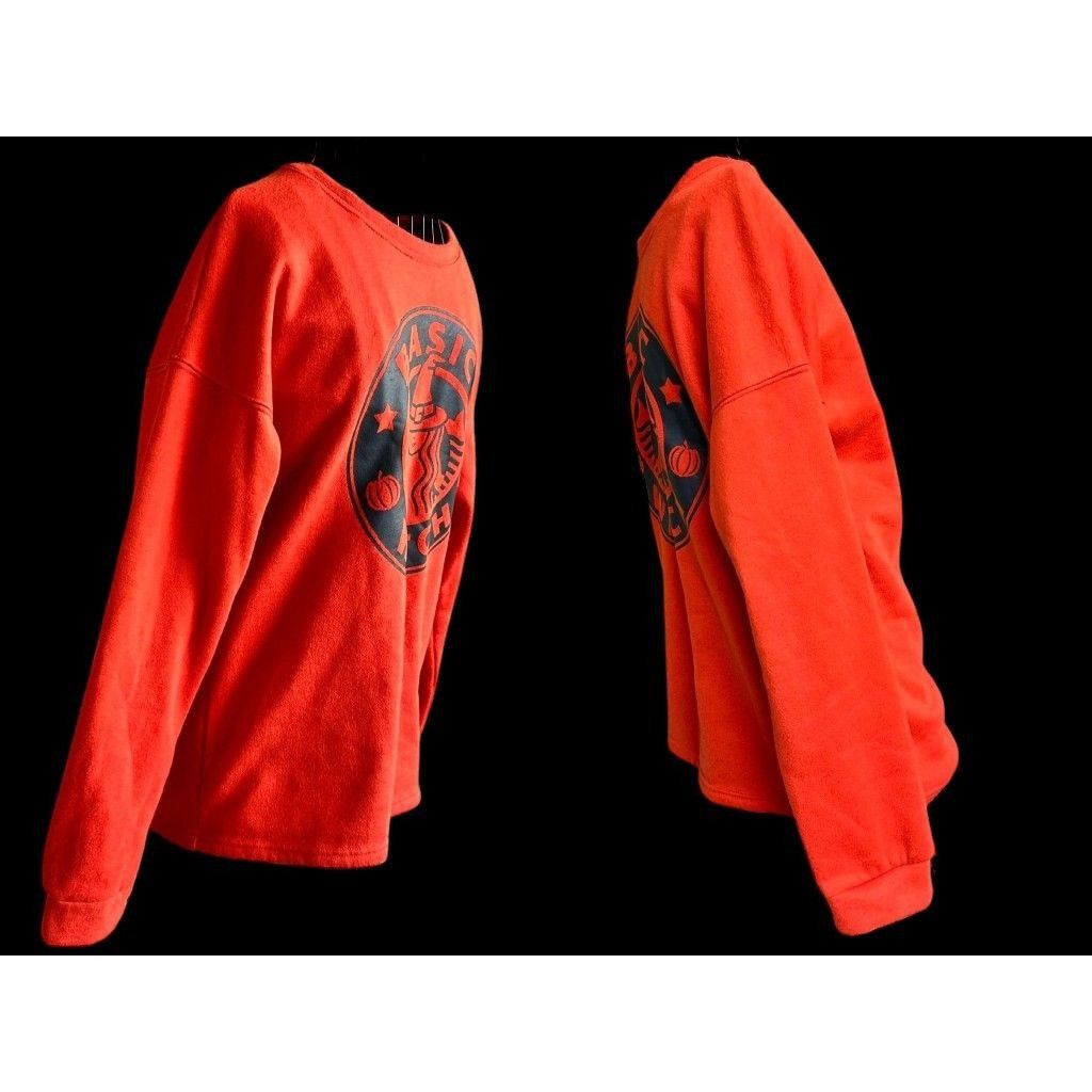 Other SheShow Basic Witch Sweatshirt Medium Orange Black Halloween Size M / US 6-8 / IT 42-44 - 6 Thumbnail
