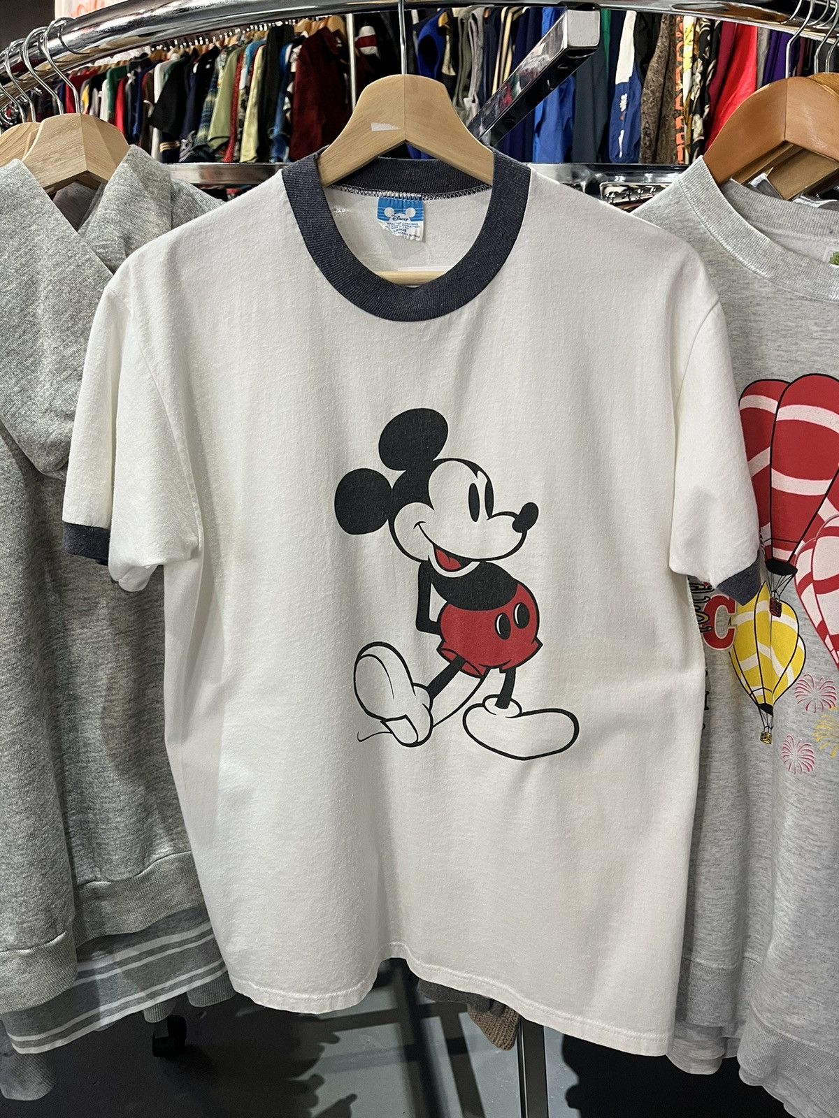 Vintage Vintage 70s-80s Mickey Mouse Disney World Ringer T-Shirt | Grailed