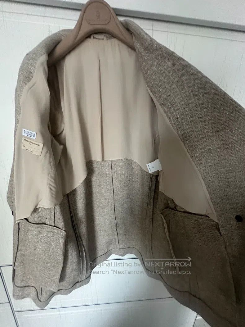 Brunello Cucinelli Brunello Cucinelli Ladies' Single-breasted Suit Jacket Size S / US 4 / IT 40 - 6 Thumbnail