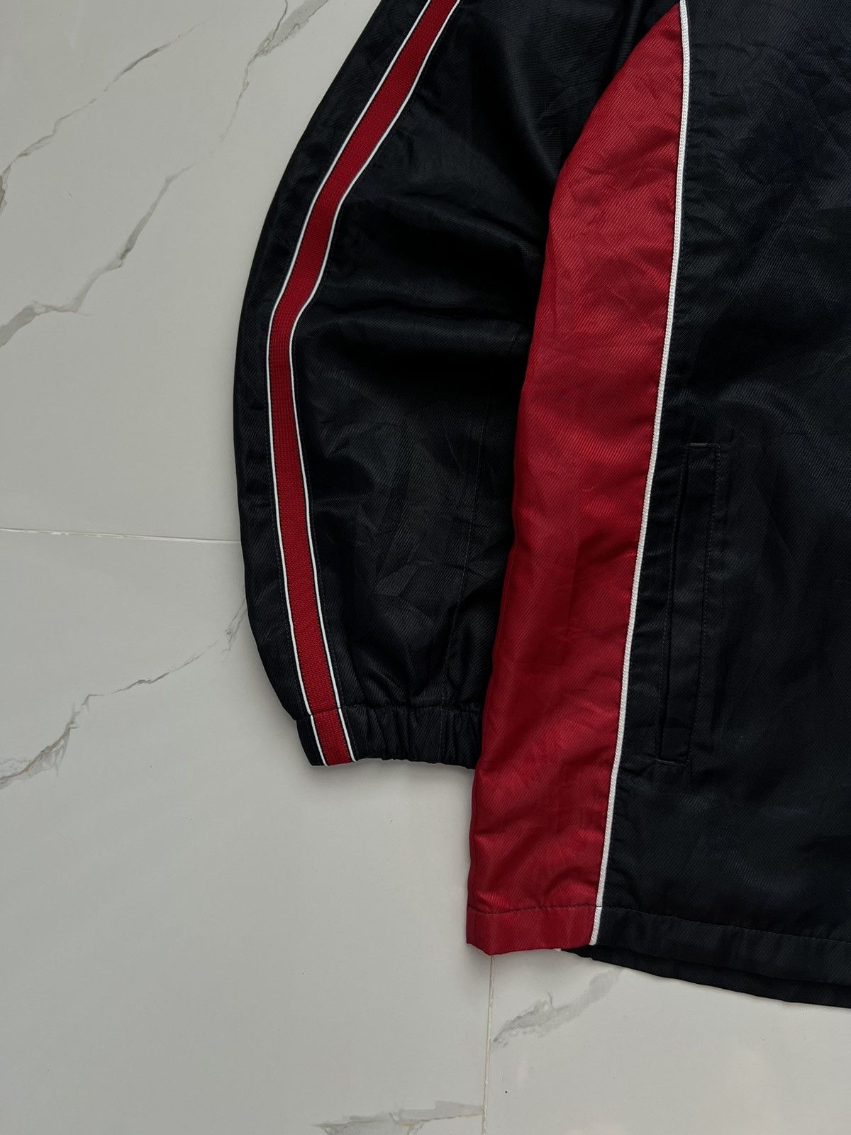 Nike 90's NIKE RED MULTISWOOSH RETRO RARE Y2K TRACK JACKET Size US XL / EU 56 / 4 - 4 Thumbnail