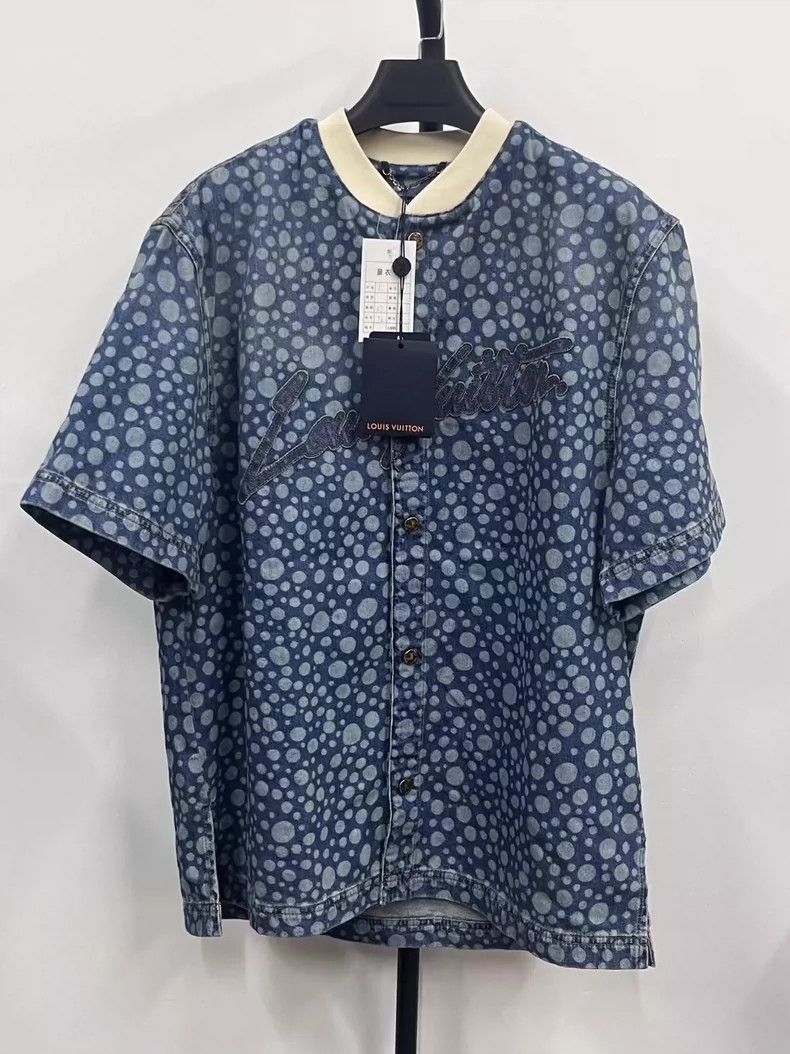 Louis Vuitton Louis Vuitton Polka-dot Logo monogram printed short-sleeved Size US L / EU 52-54 / 3 - 1 Thumbnail