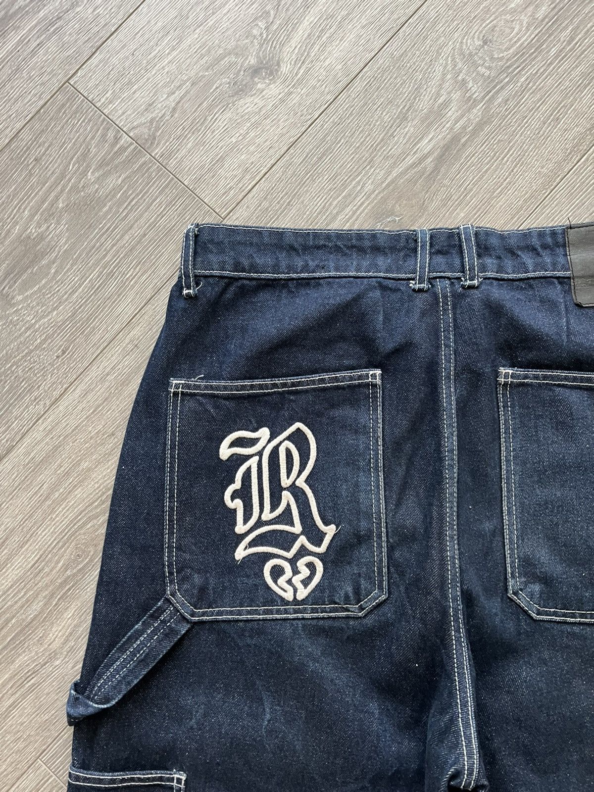 Vintage Y2K Baggy Jeans Carpenter Pants Y2K Streetwear Embroidered Size US 32 / EU 48 - 4 Thumbnail