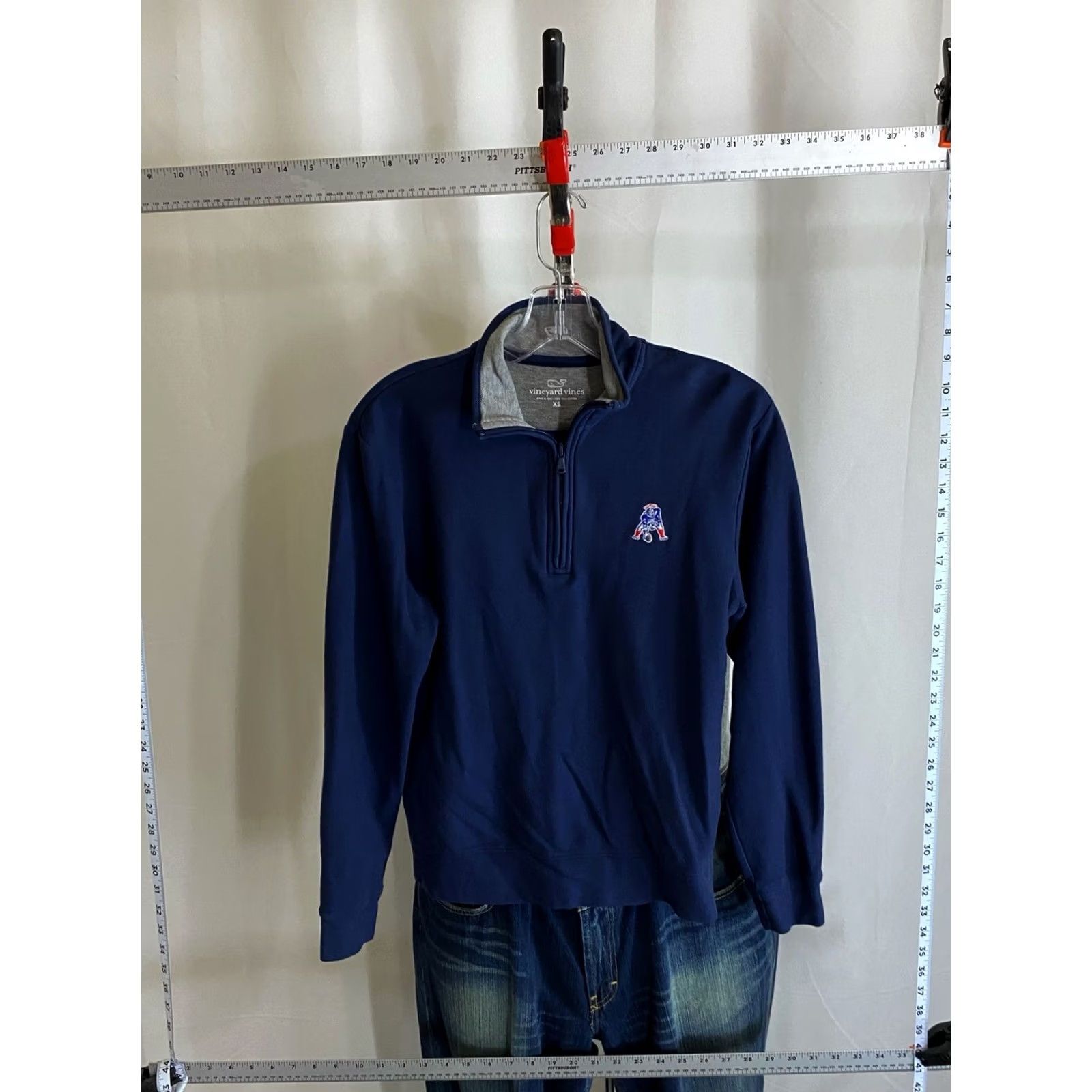 Vineyard Vines Vineyard Vines WOMEN’S New England Patriots Zip SWEATER XS Blue Size XS / US 0-2 / IT 36-38 - 3 Thumbnail