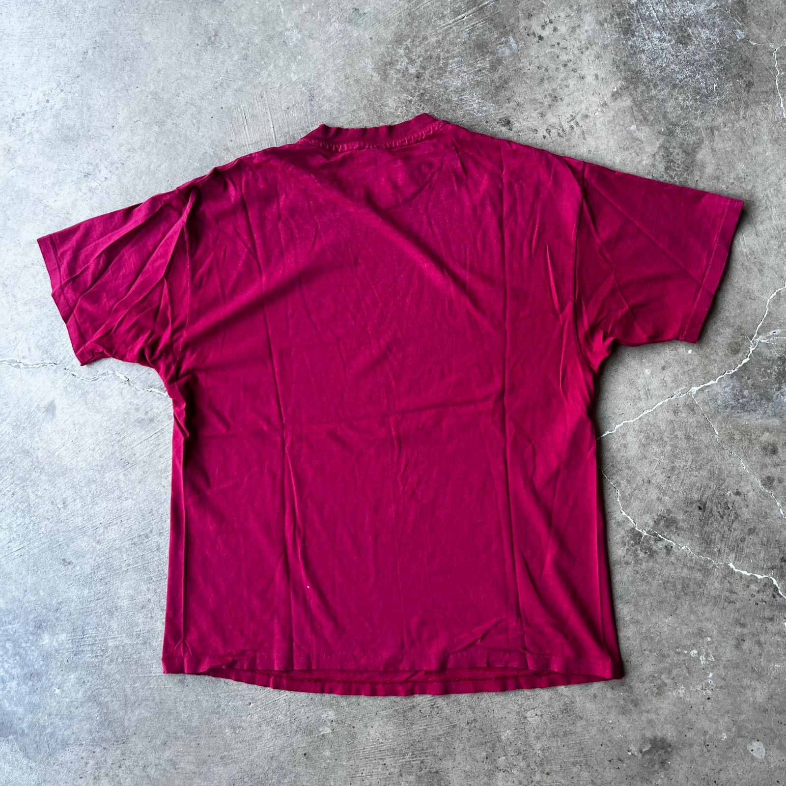 Vintage 90s Vintage Life is a Cabernet T-Shirt Wine RED FADED XL Size US XL / EU 56 / 4 - 3 Thumbnail