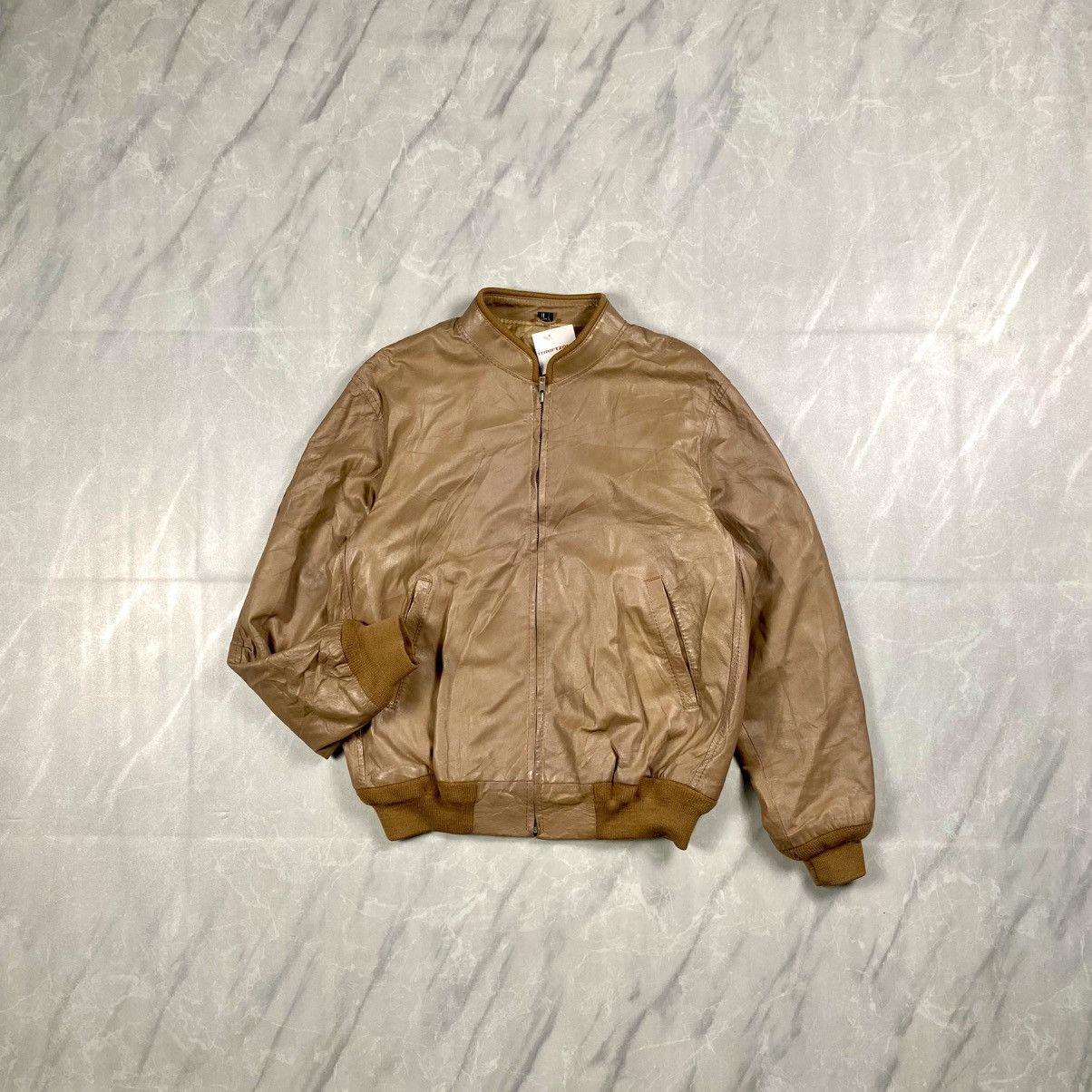 Japanese Brand Vintage 90s Kotobuki Japan Leather Jacket Size M / US 6-8 / IT 42-44 - 1 Thumbnail