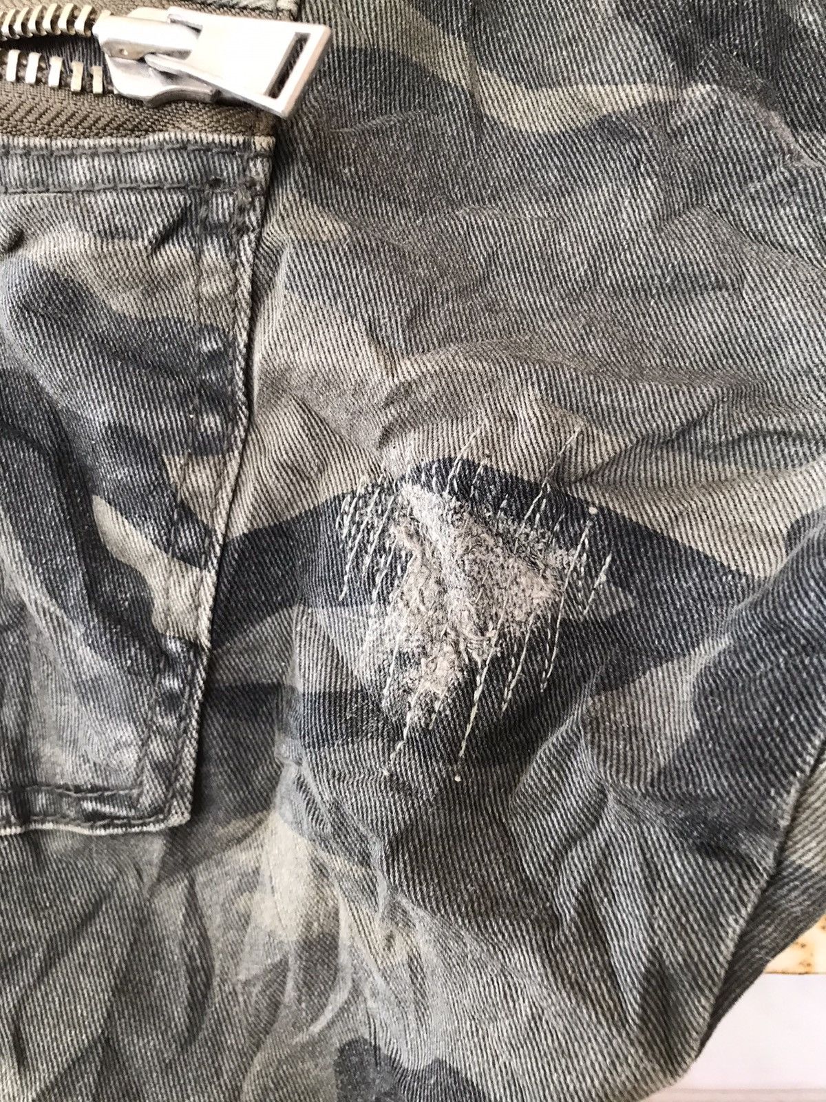 Japanese Brand × Seditionaries Japanese Camo Bondage Zipper Cargo Pants 3D Pockets Utility Size US 29 - 7 Thumbnail
