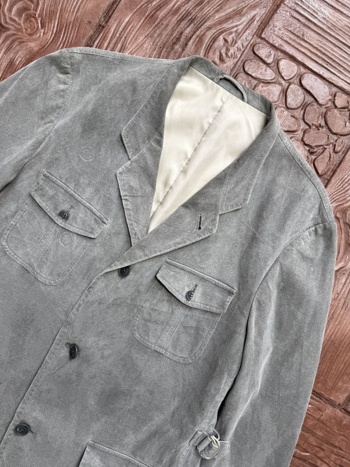 Lanvin 💥Offer me💥 LANVIN Suede Adjustable Waist Jacket Size US M / EU 48-50 / 2 - 2 Thumbnail