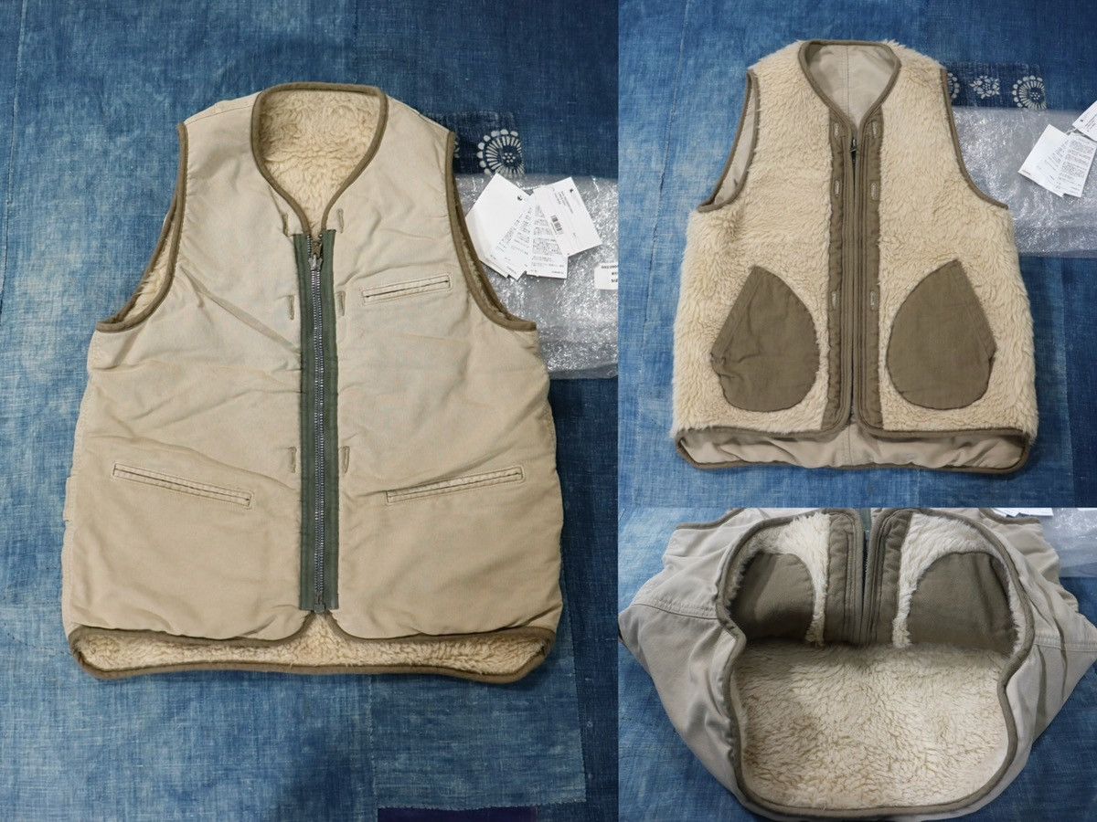 Image of Visvim 23Ss Liner Vest C/d Contrarydept in Beige, Men's (Size Small)