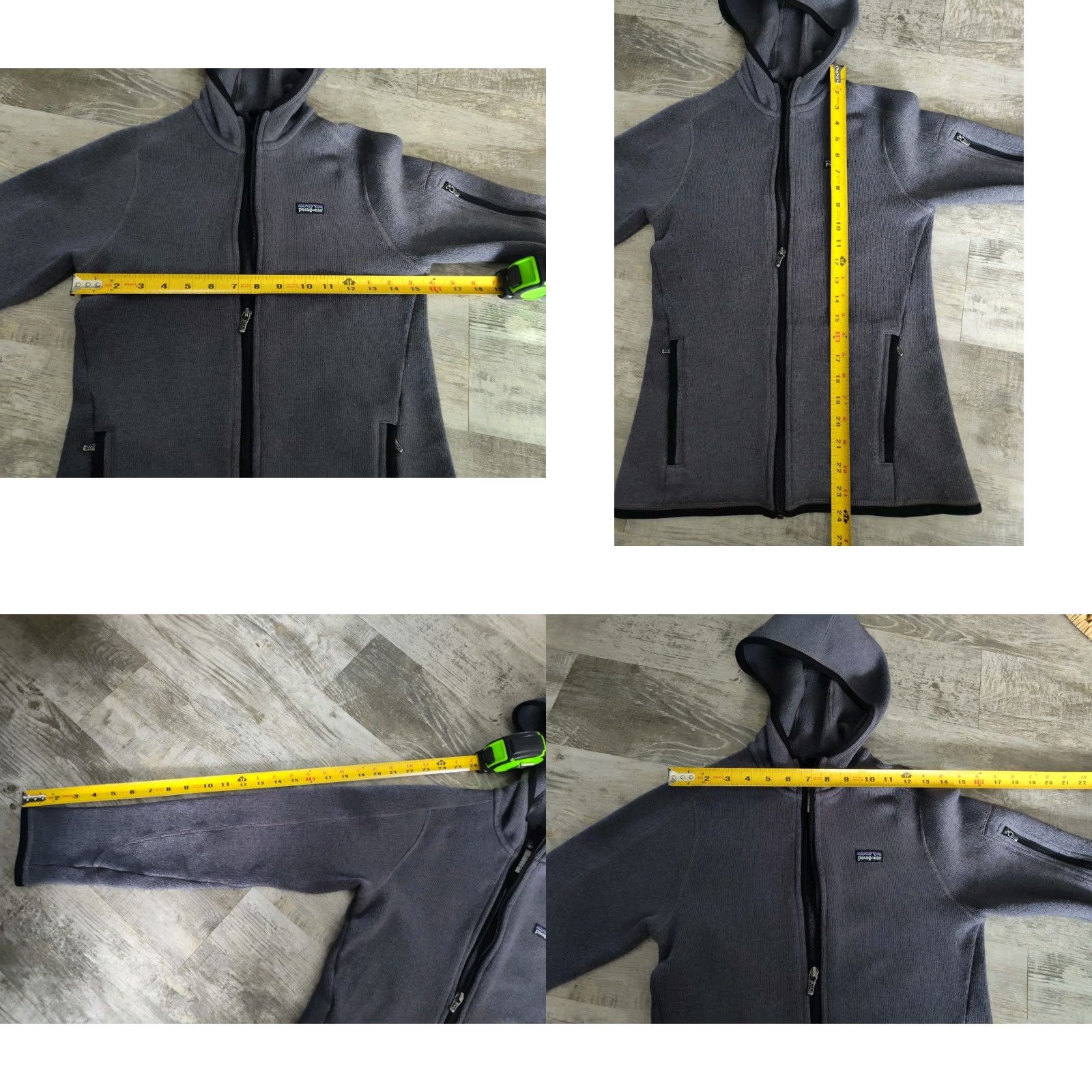Patagonia Patagonia Hoodie Jacket Women XS Regular Gray Solid Full Zip Hooded Jacket, Better Sweater, Outdoor, Vintage No, Fleece, Polyester, Logo, 90s? Size XS / US 0-2 / IT 36-38 - 9 Thumbnail