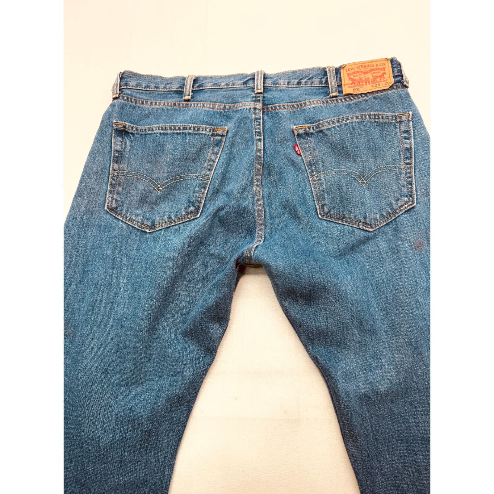 Levi's VINTAGE Levis 505 Jeans Mens Size 38x29 (38x28) Straight Leg Denim Pants 3069 Size US 38 / EU 54 - 6 Thumbnail