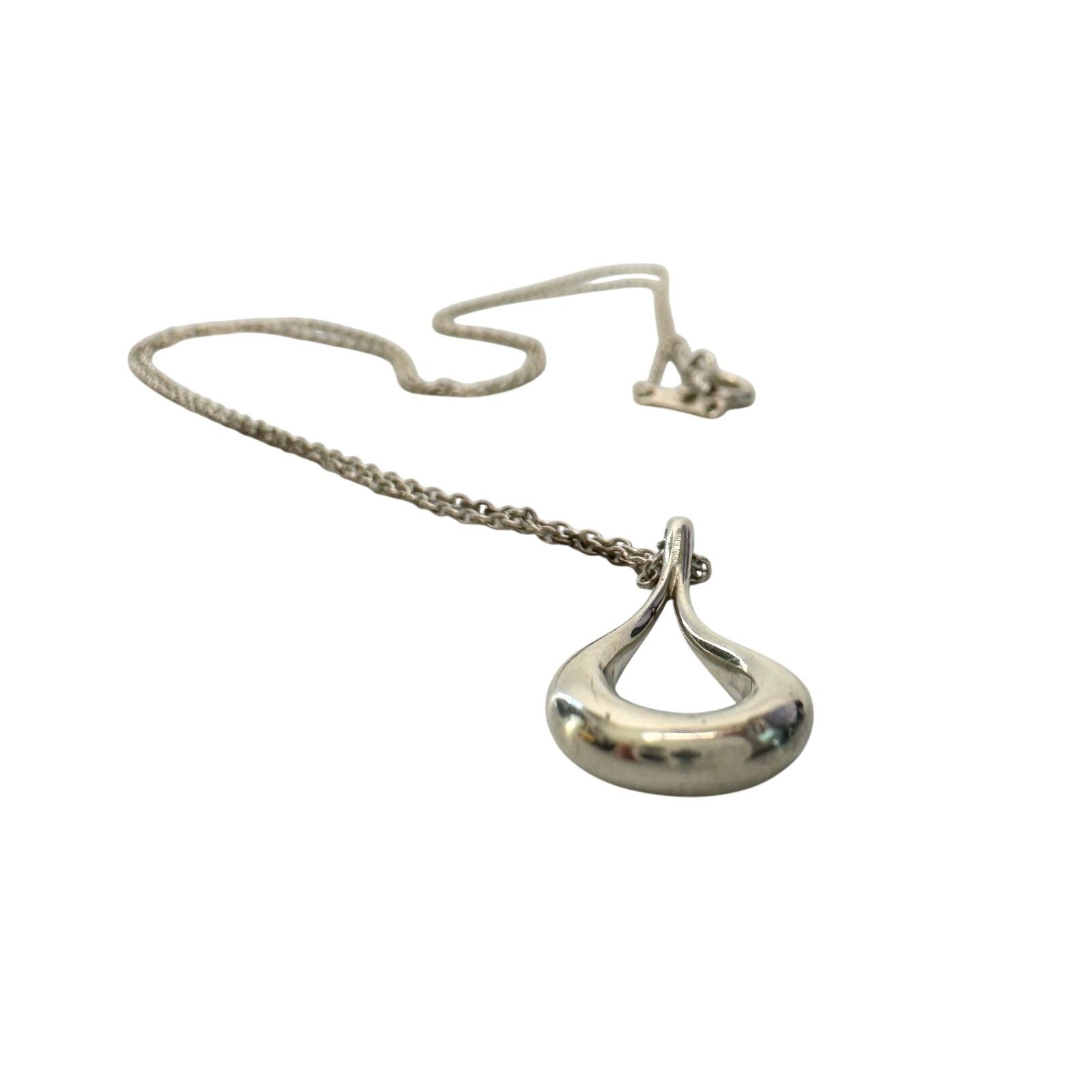 Tiffany & Co. Tiffany & Co Small Elsa Peretti Teardrop Necklace 18" Size ONE SIZE - 9 Thumbnail