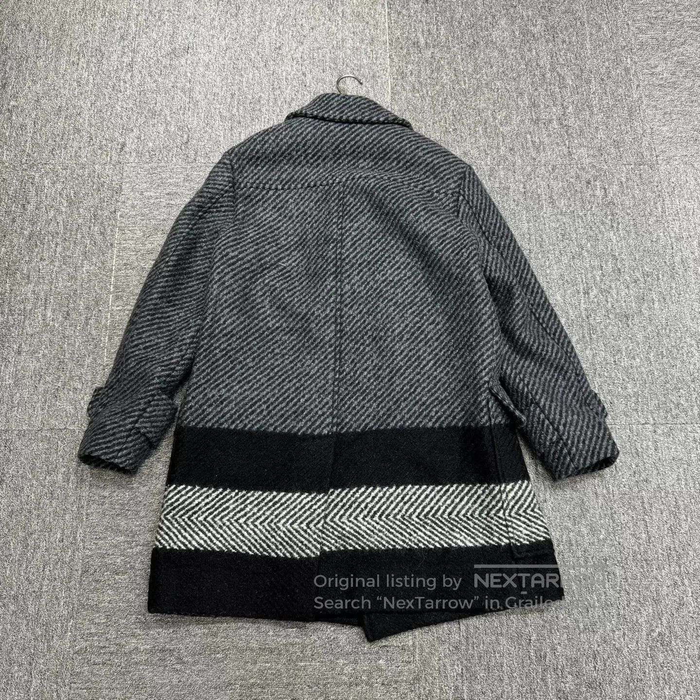 Bally BALLY Three-Color Wool Coat. Size US S / EU 44-46 / 1 - 5 Thumbnail