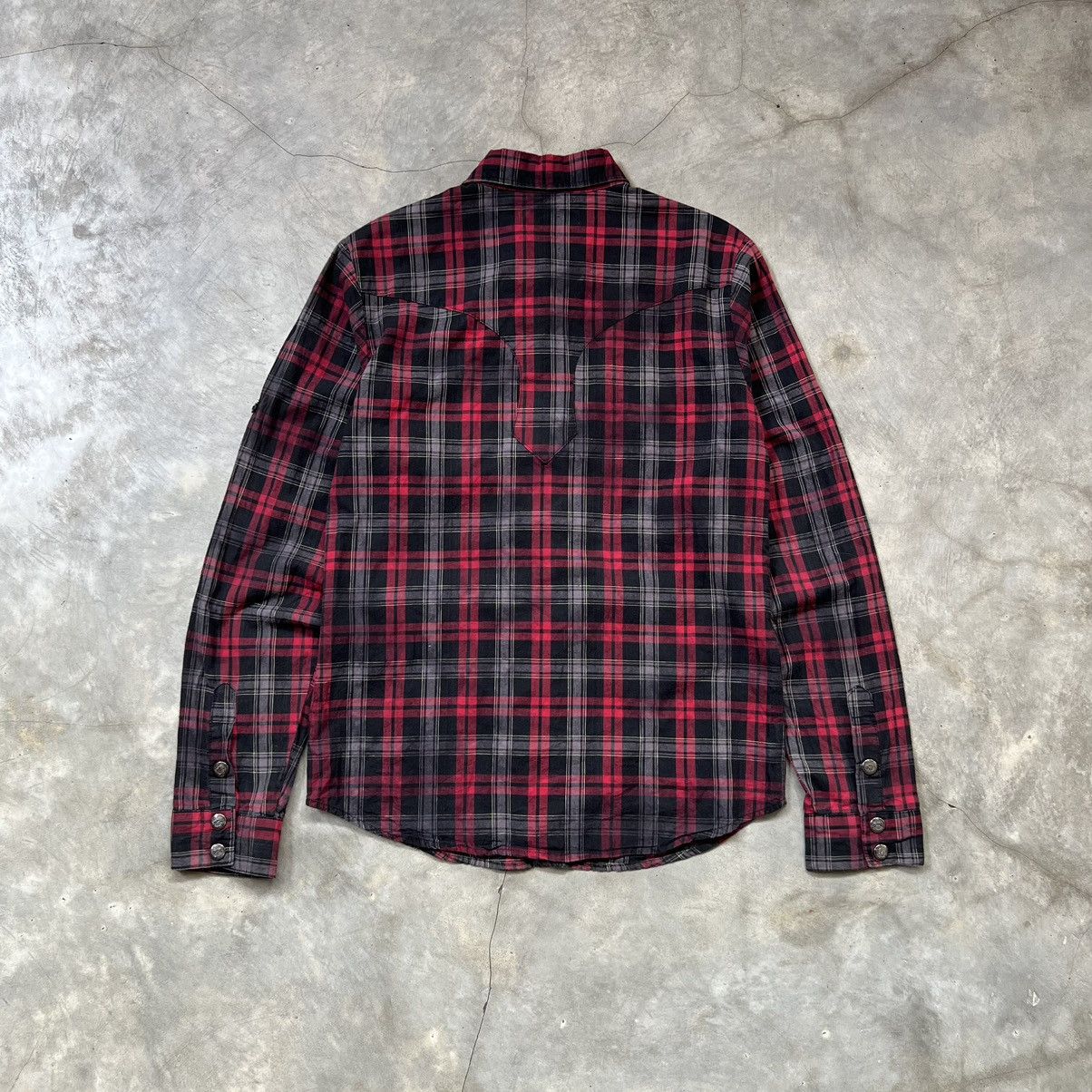 If Six Was Nine 2000’s In The Attic Vkei Stylr Flannel Shirt Size US M / EU 48-50 / 2 - 2 Thumbnail