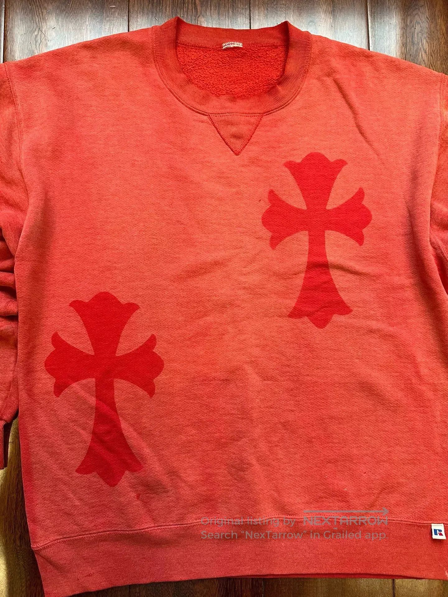 Vintage Vintage Russell Faded 80s Sweatshirt. Size US M / EU 48-50 / 2 - 4 Thumbnail