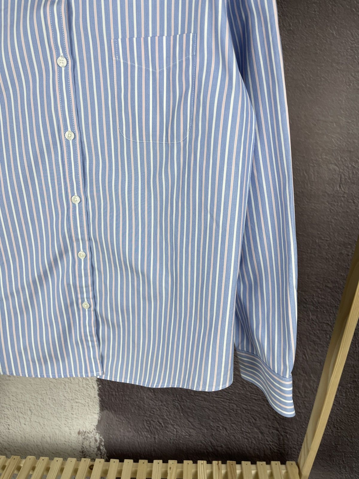 L.L. Bean L.L Bean wrinkle resistant striped long sleeve shirt Size US L / EU 52-54 / 3 - 6 Thumbnail