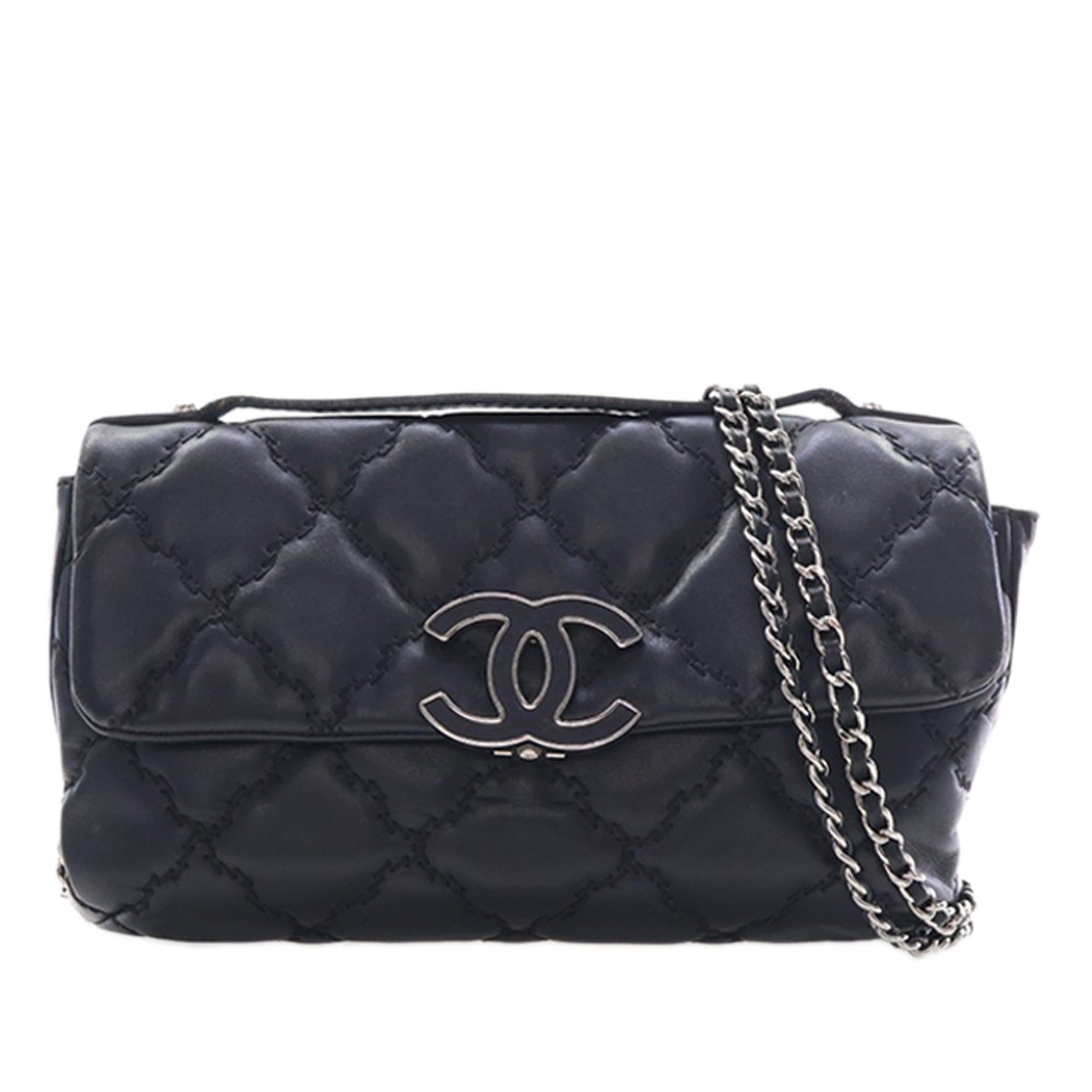 Chanel Mini Lambskin Double Stitch Hamptons Flap Size ONE SIZE - 1 Thumbnail