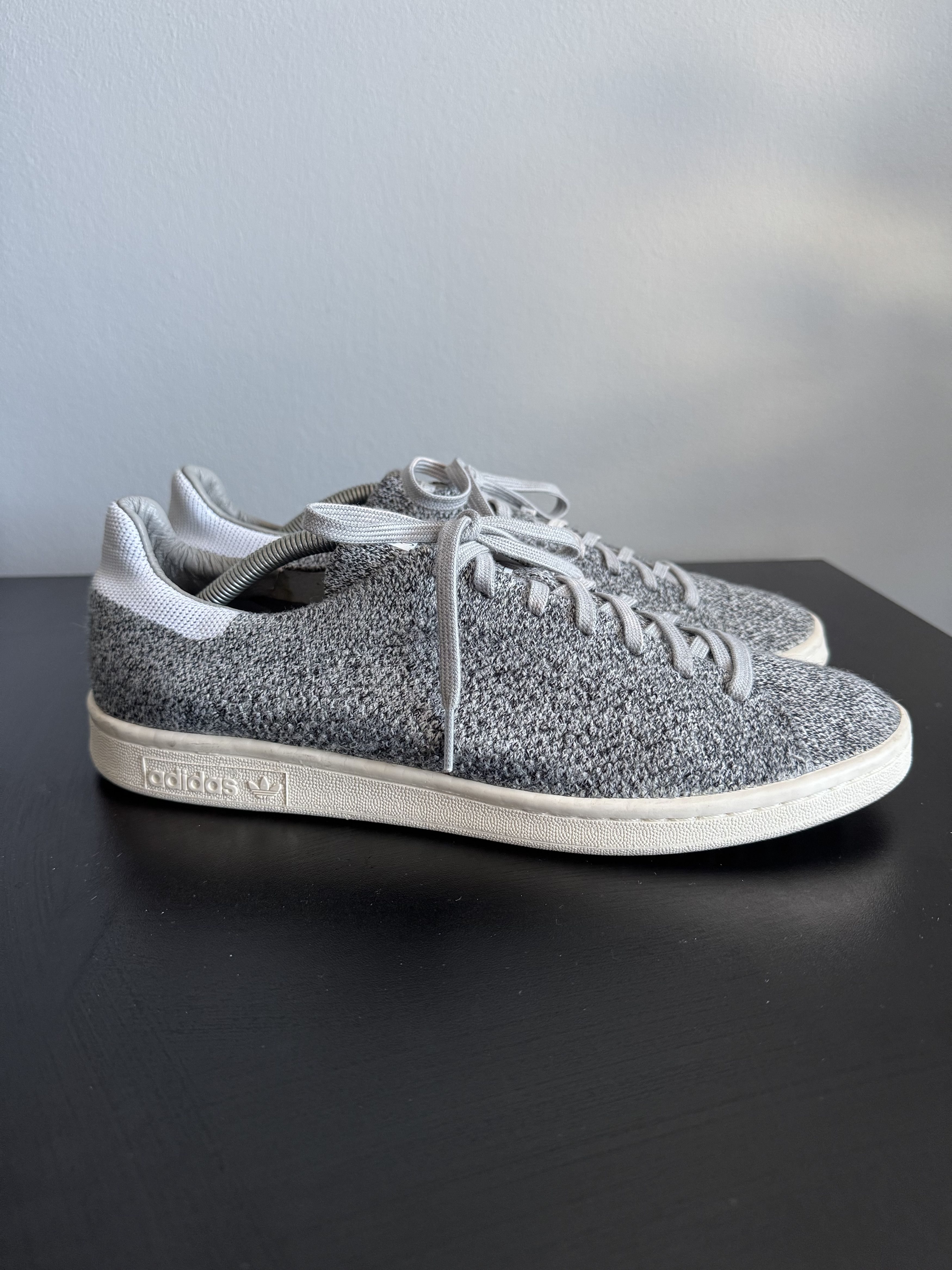 Adidas Adidas Stan Smith Primeknit Wool Grey lux raf concepts Size US 11 / EU 44 - 3 Thumbnail