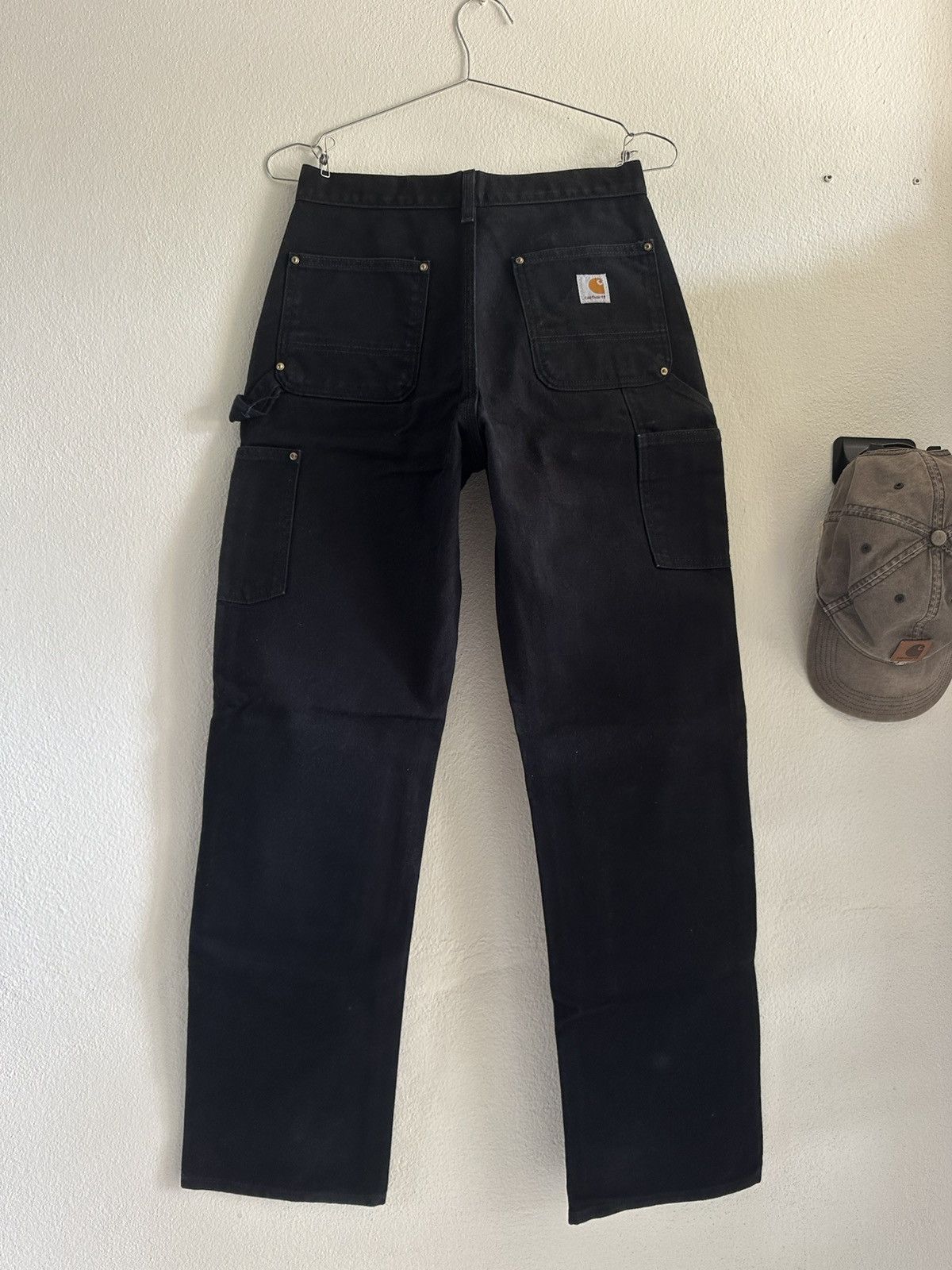 Carhartt (29x32) Vintage Carhartt Double Knee B01 BLK Size US 29 - 6 Thumbnail