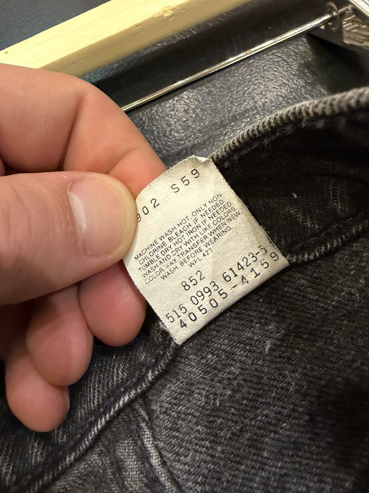 Dertbag Dertbag Levis Paint Splattered Black Denim Jeans Size US 36 / EU 52 - 4 Thumbnail