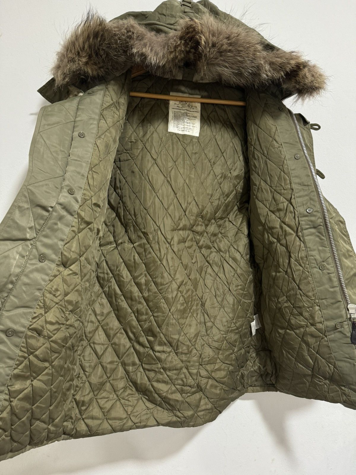 Le Grande Bleu (L.G.B.) × MOUSSY × Vintage Moussy Fur Hooded Military Parka Jacket Size US S / EU 44-46 / 1 - 8 Thumbnail