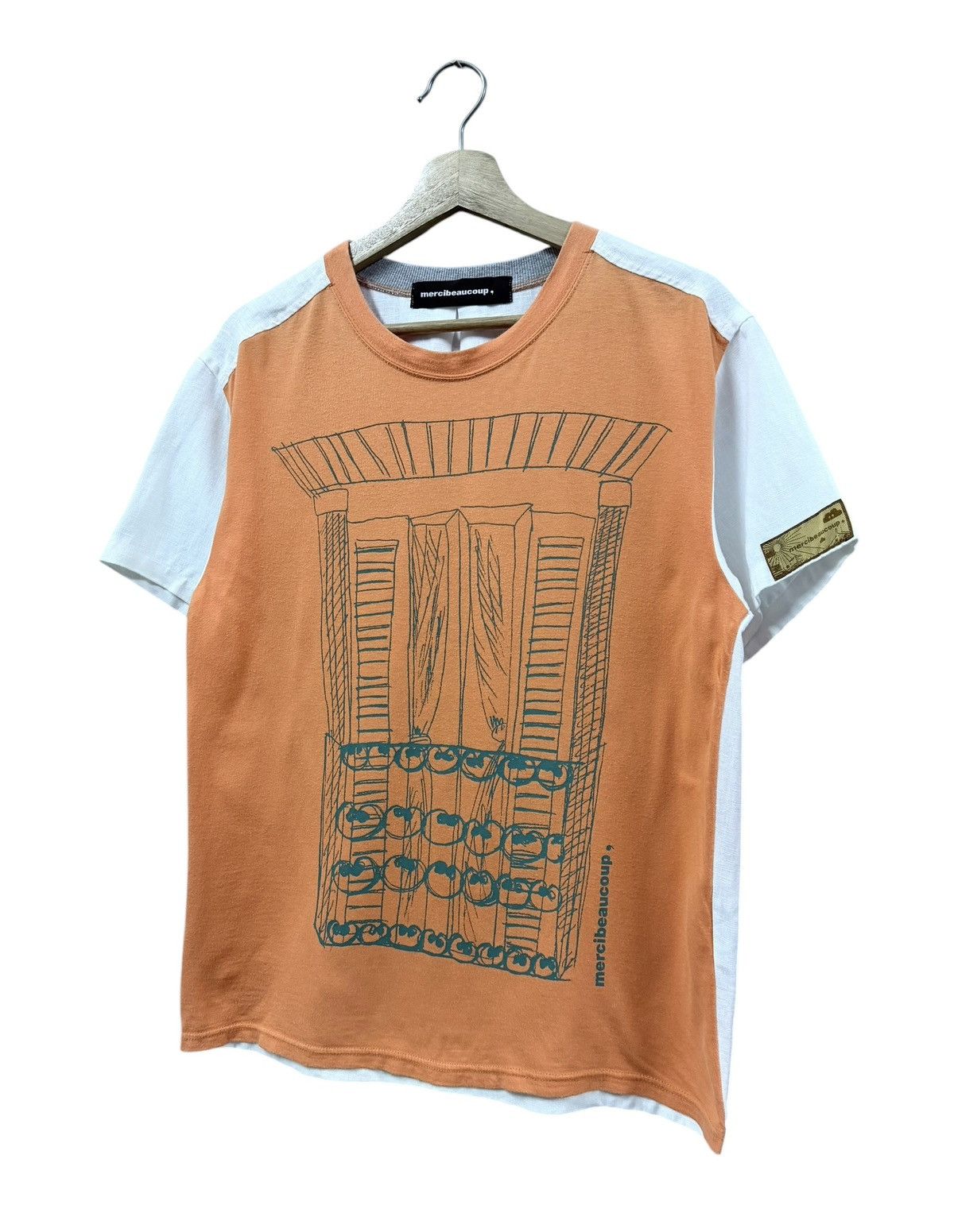 mercibeaucoup Mercibeaucoup,Miyake Design Hybrid Linen Cotton Tee Size US M / EU 48-50 / 2 - 15 Thumbnail