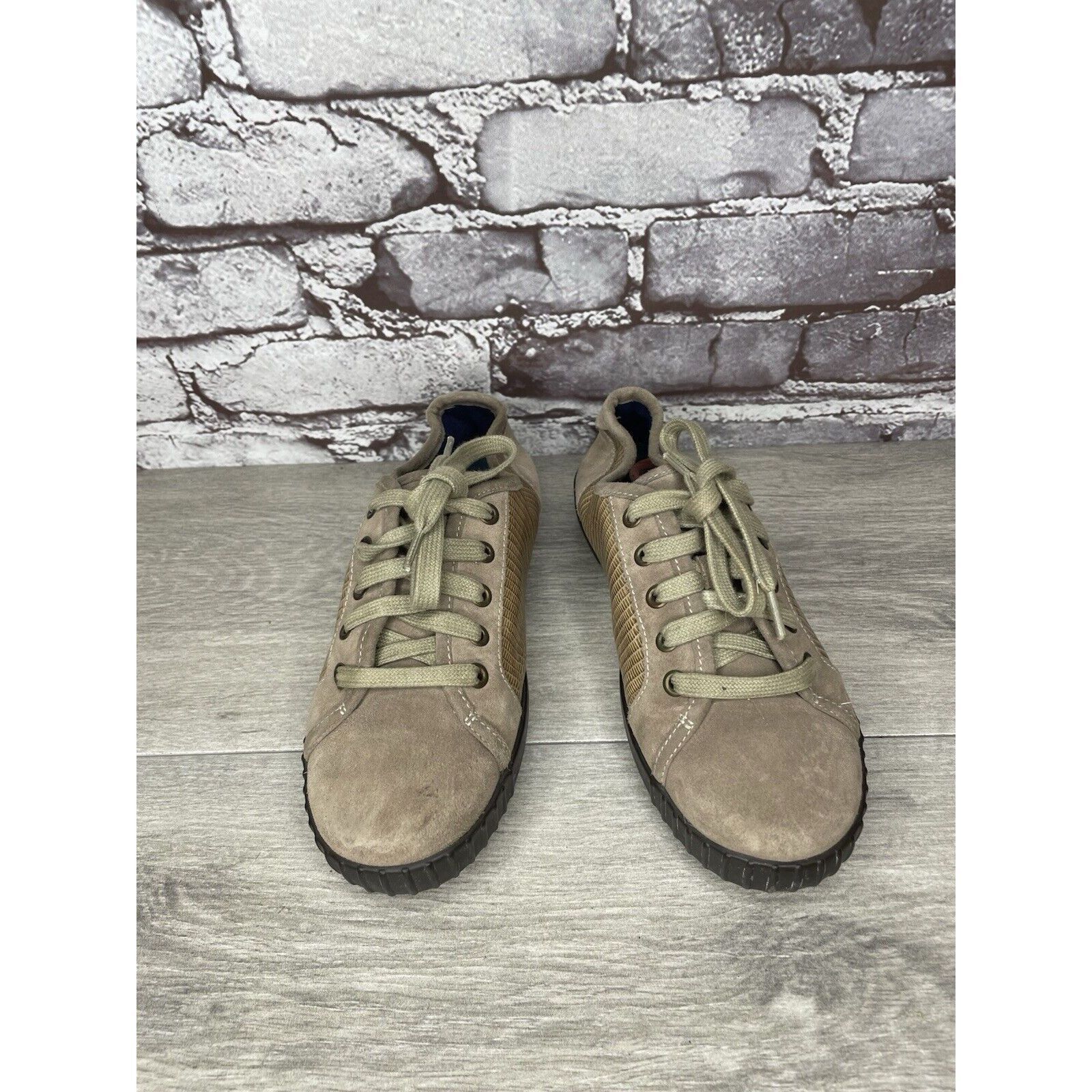 Cole Haan Cole Haan Taupe Suede Leather Lace Up Comfort Casual Shoes W Size US 6 / IT 36 - 12 Thumbnail