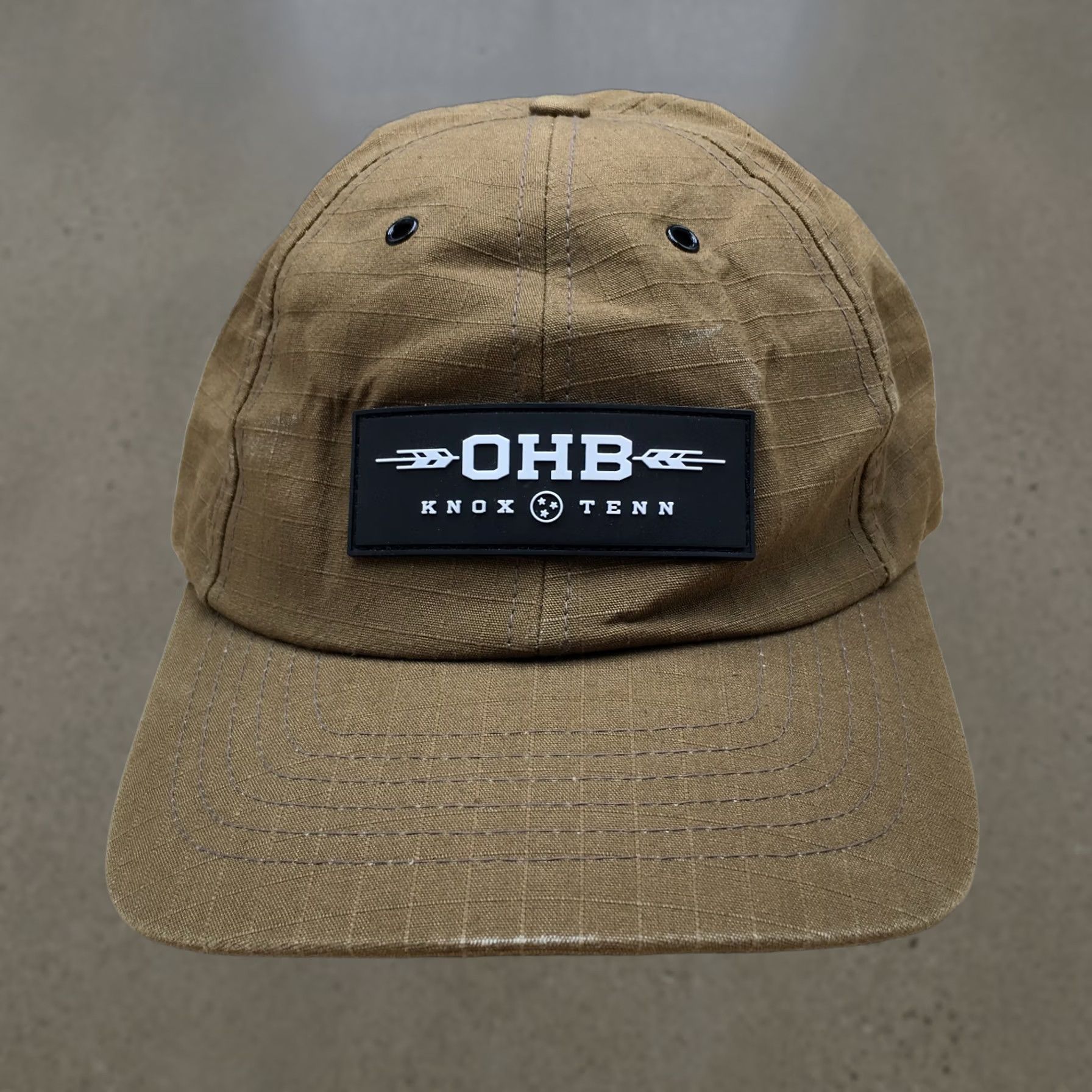 Vintage OHB Knoxtenn Baseball Cap Hat Mens Brown OS Adjustable Curved Brim Richardson Size ONE SIZE - 1 Thumbnail
