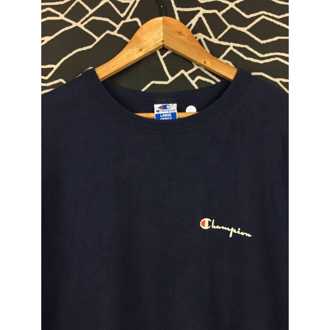 Champion × Vintage Vtg 90s Champion USA Small Logo Casual Crewneck Tee Size US L / EU 52-54 / 3 - 3 Thumbnail