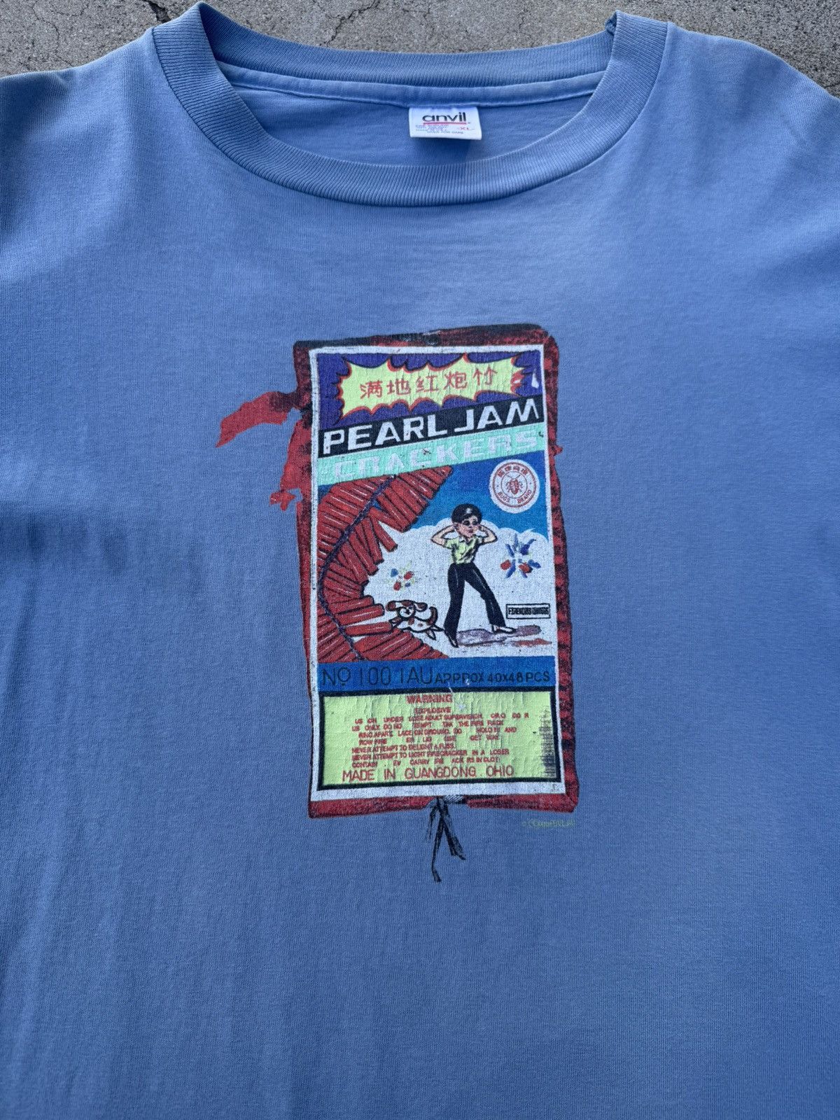 Vintage Vintage Pearl Jam Tee Size US XL / EU 56 / 4 - 2 Thumbnail