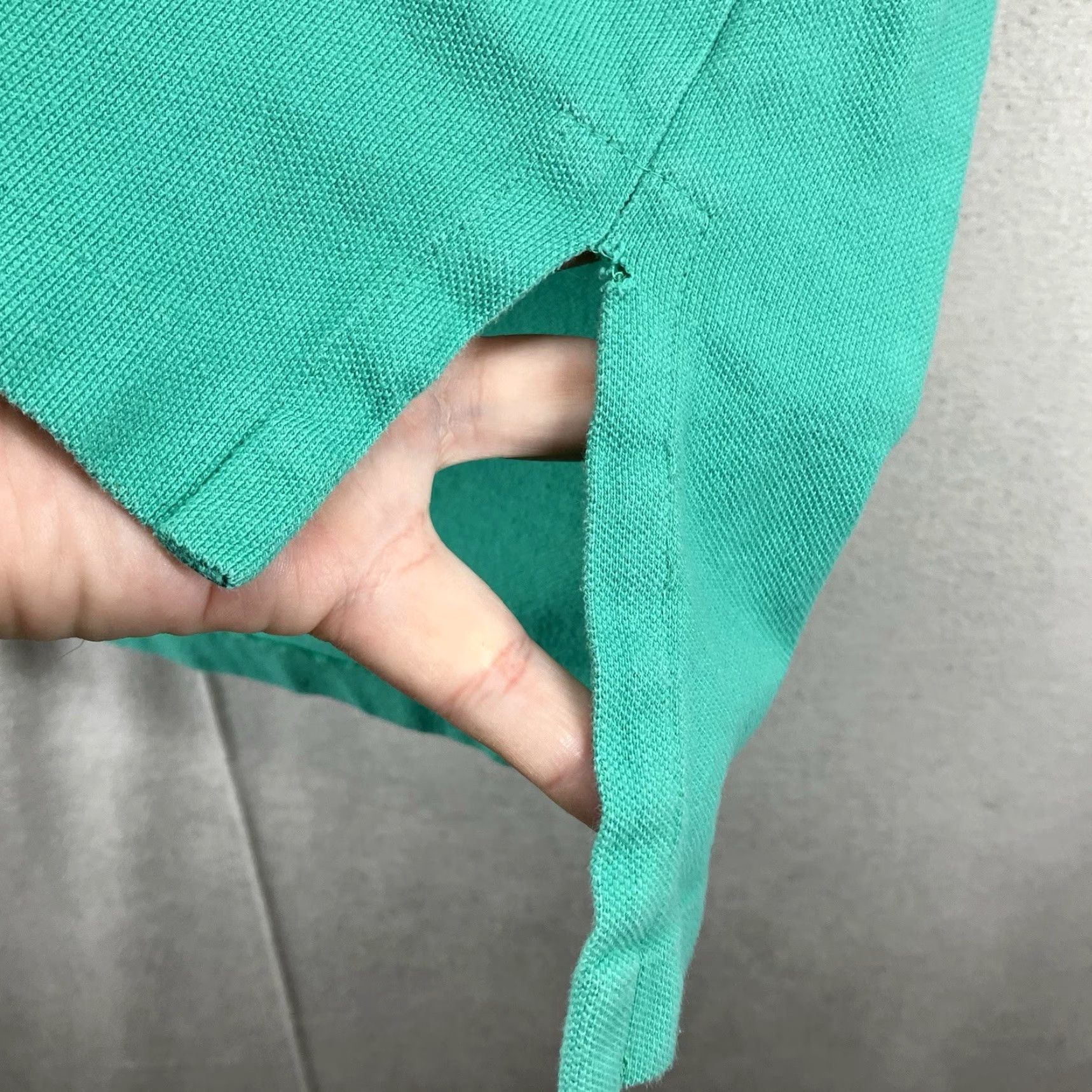 Polo Ralph Lauren VINTAGE Polo Ralph Lauren Custom Polo Shirt Mens Large Mint Green Short Sleeve Embroidered Purple Pony Classic Preppy Size US L / EU 52-54 / 3 - 7 Thumbnail