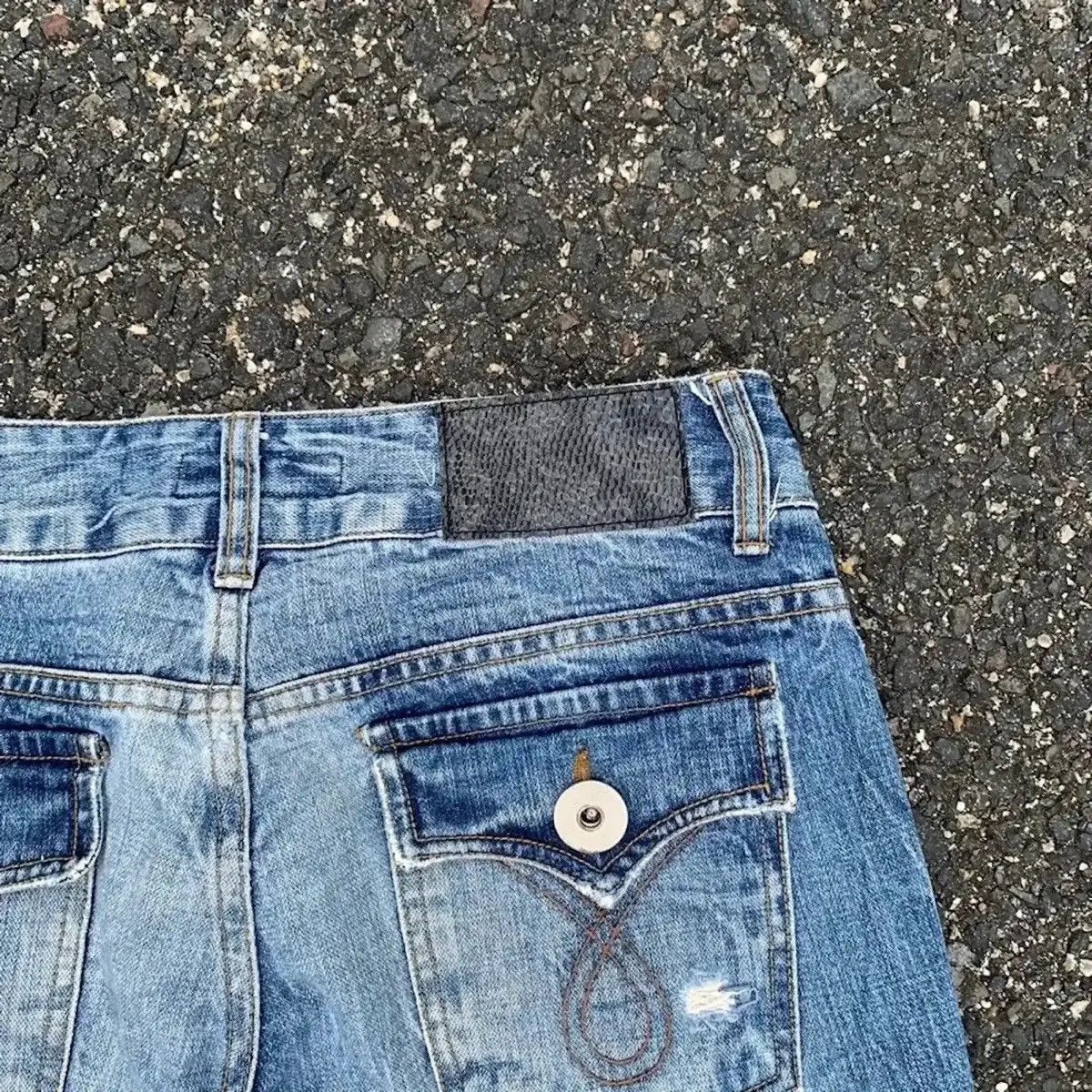 Japanese Brand FLARE/BOOTCUT 💥 VINTAGE VENCE JEANS DISTRESSED DENIM PANTS Size US 28 / EU 44 - 13 Thumbnail