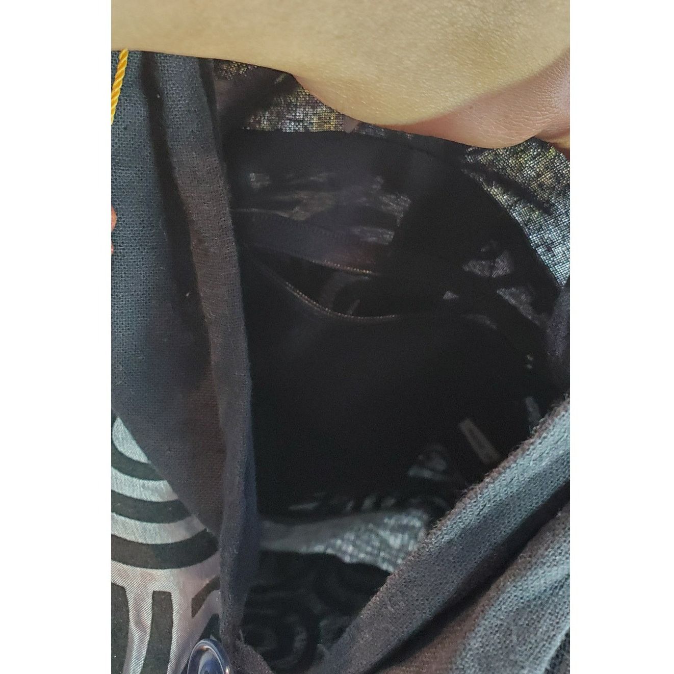 Handmade Handmade Black Gray Elephant Hobo Shoulder Bag One Size Size ONE SIZE - 4 Thumbnail