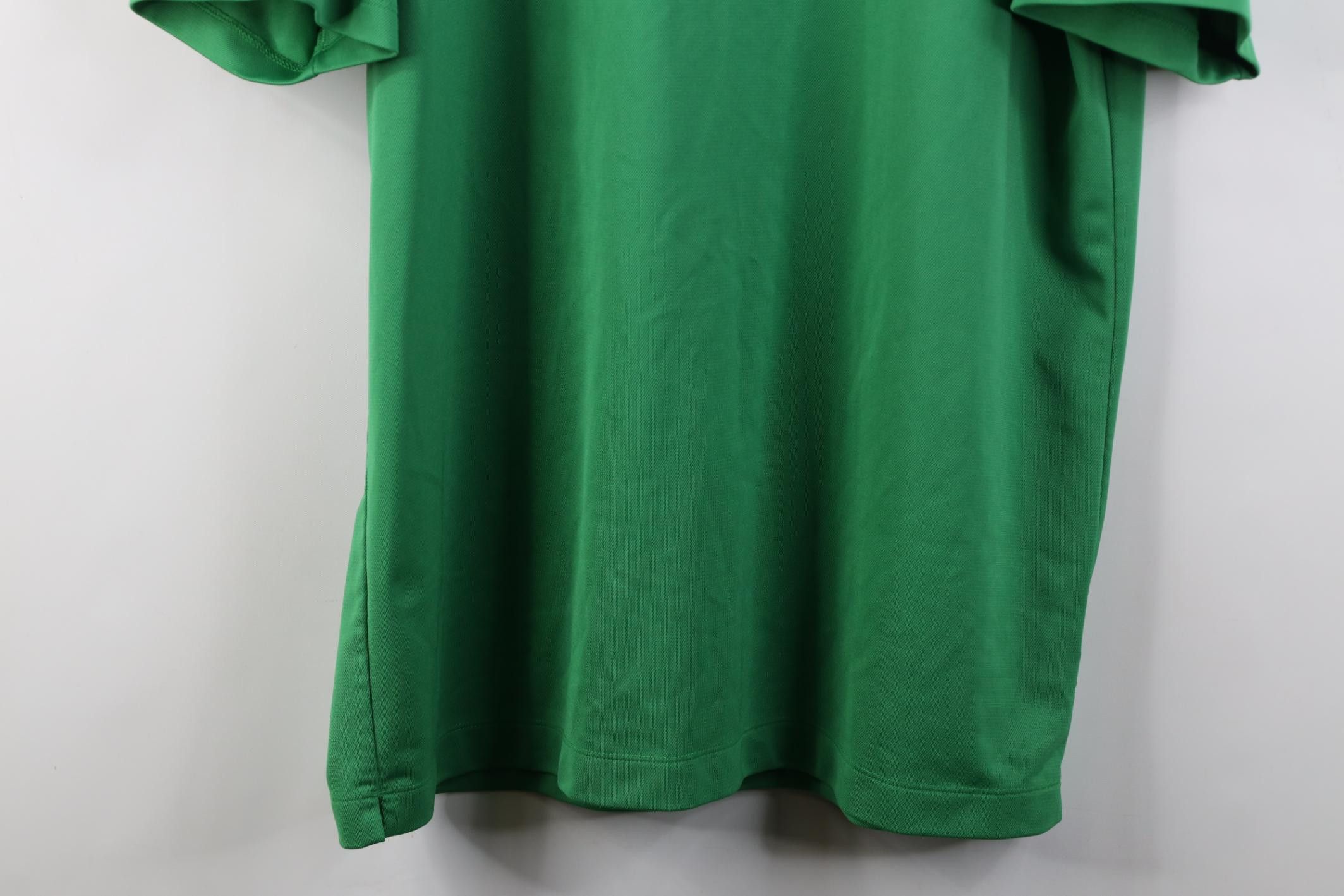 Nike Vintage Y2K Nike Golf Mini Swoosh Mock Neck T-Shirt Green Size US XL / EU 56 / 4 - 3 Thumbnail