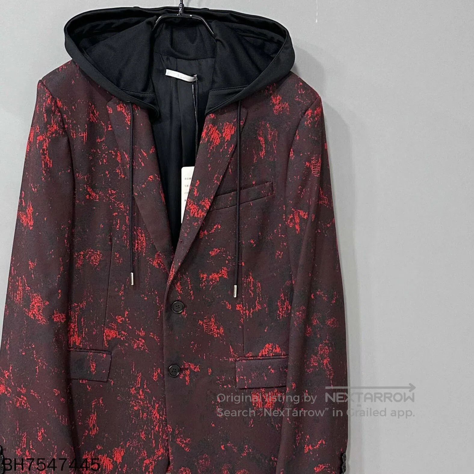 Dior hooded red jacket by Dior brand. Size US L / EU 52-54 / 3 - 2 Thumbnail