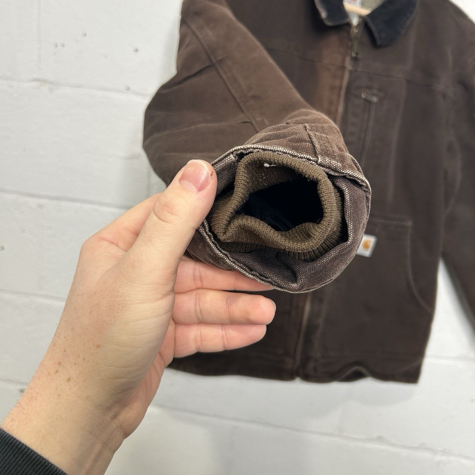 Carhartt Vintage Carhartt Sherpa-Lined Ridge Coat “Dark Brown” WC061 Size S / US 4 / IT 40 - 10 Thumbnail