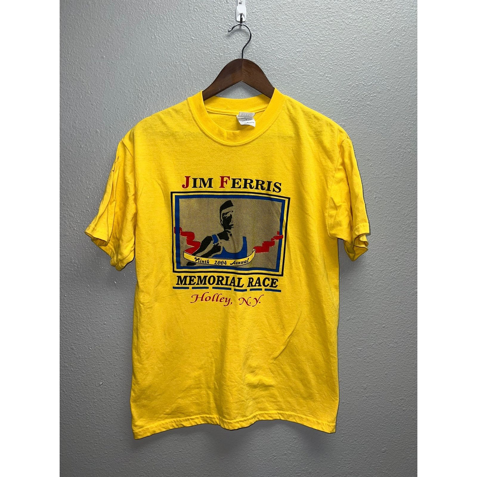 Gildan Vintage Jim Ferris Memorial Race Shirt Holley New York VTG M Size US M / EU 48-50 / 2 - 1 Thumbnail