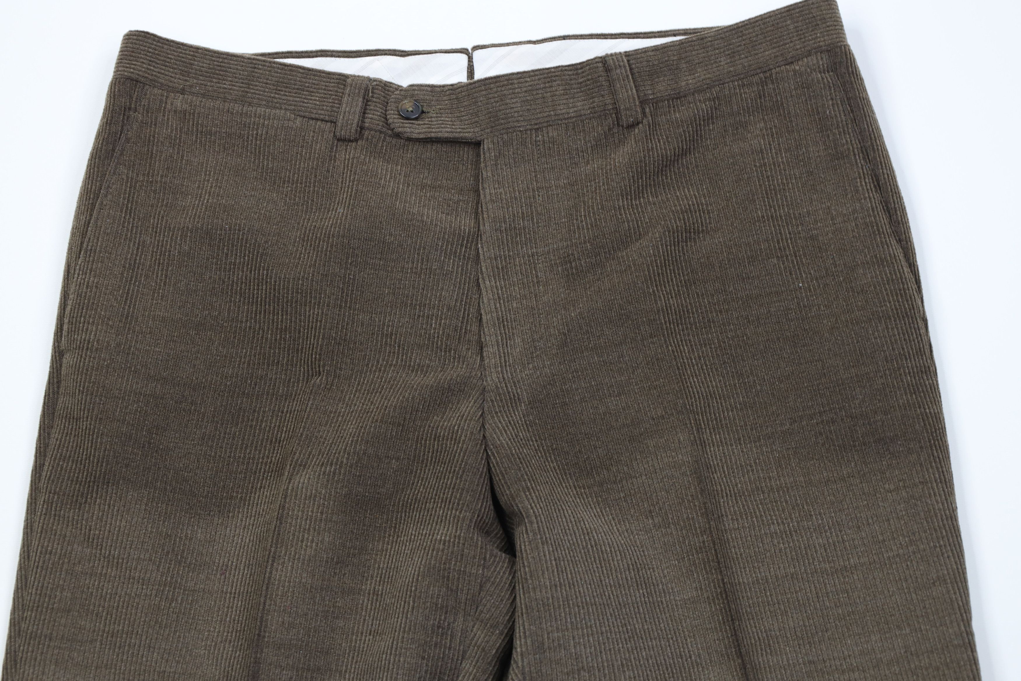 Vintage Vintage 90s Streetwear Wool Corduroy Wide Leg Chino Pants Size US 36 / EU 52 - 2 Thumbnail