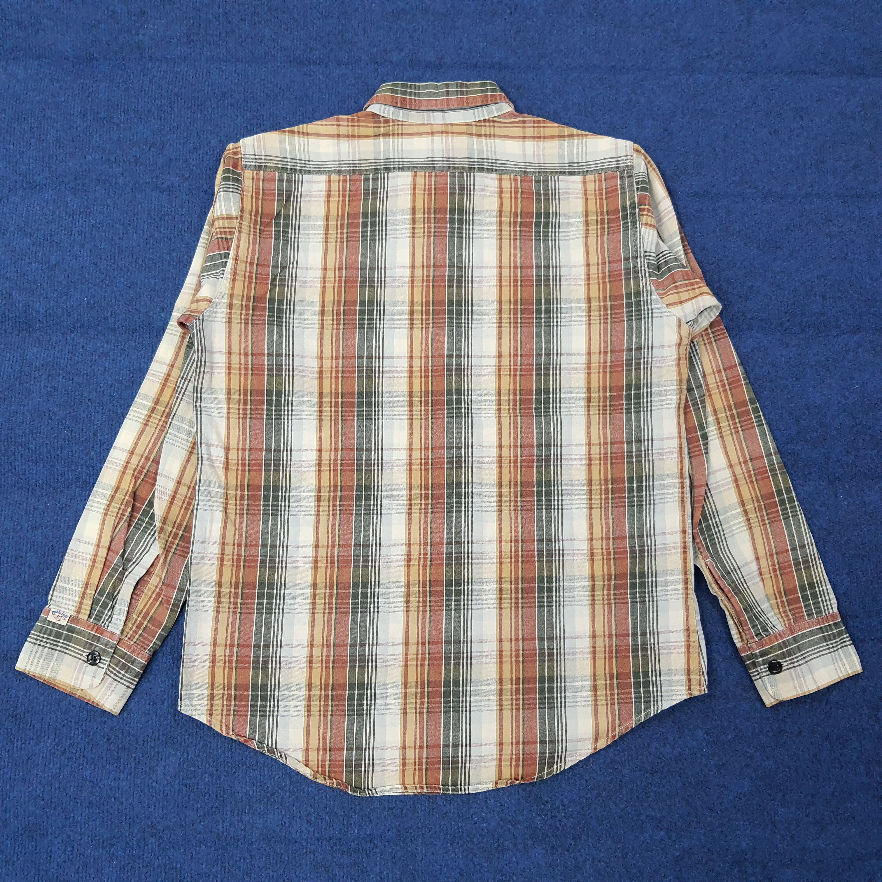 Sugar Cane Vintage Sugar Cane SC23607 Plaid Button Up Shirt C267N18 Size US S / EU 44-46 / 1 - 3 Thumbnail