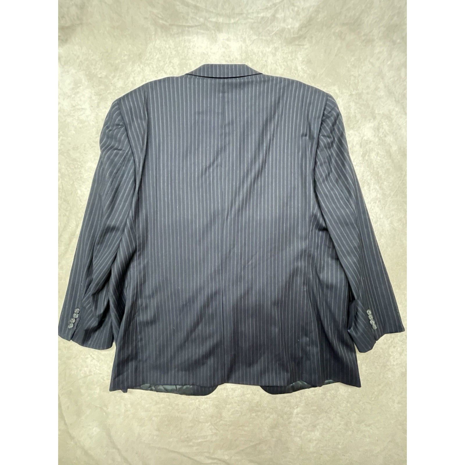 Jack Victor Loro Piana Jack Victor Super 120s Wool Pinstripe Blazer Jack Size 50R - 7 Thumbnail