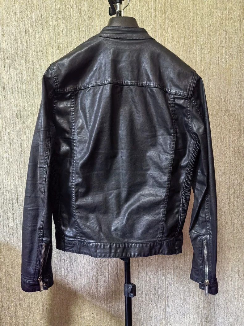 Jil Sander Jil Sander Black Leather Jacket Size XL / US 12-14 / IT 48-50 - 2 Thumbnail